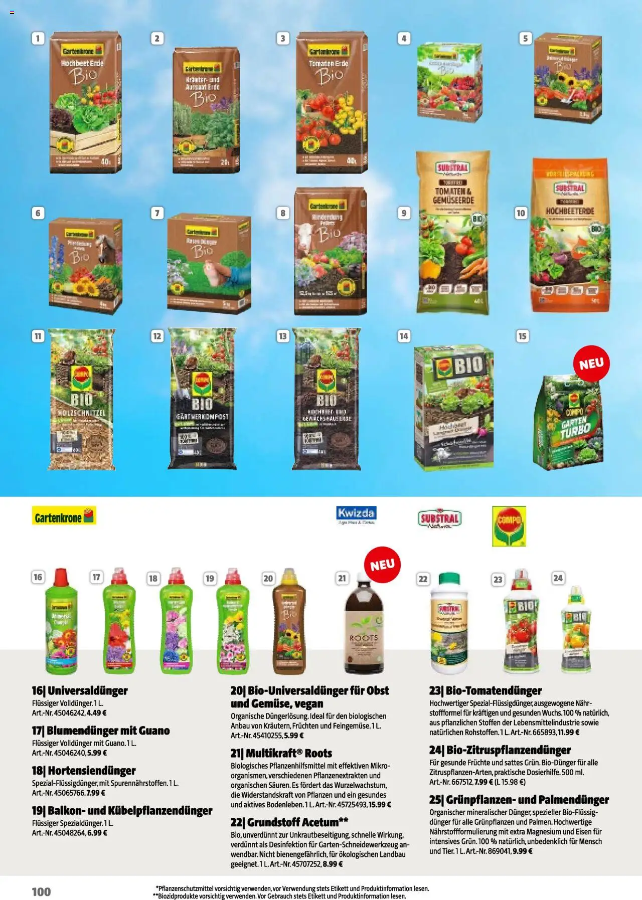 Hagebau Gartenkatalog 2025 gültig ab 05.03.2025 | Seite: 100 | Produkte: Salat, Gemüse, Obst, Tomaten