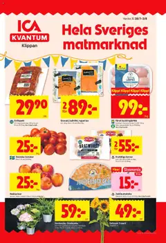 ICA Kvantum - Klippan - Förhandsvisning av reklamblad från butik ICA Kvantum aktuell från 28.07.2025