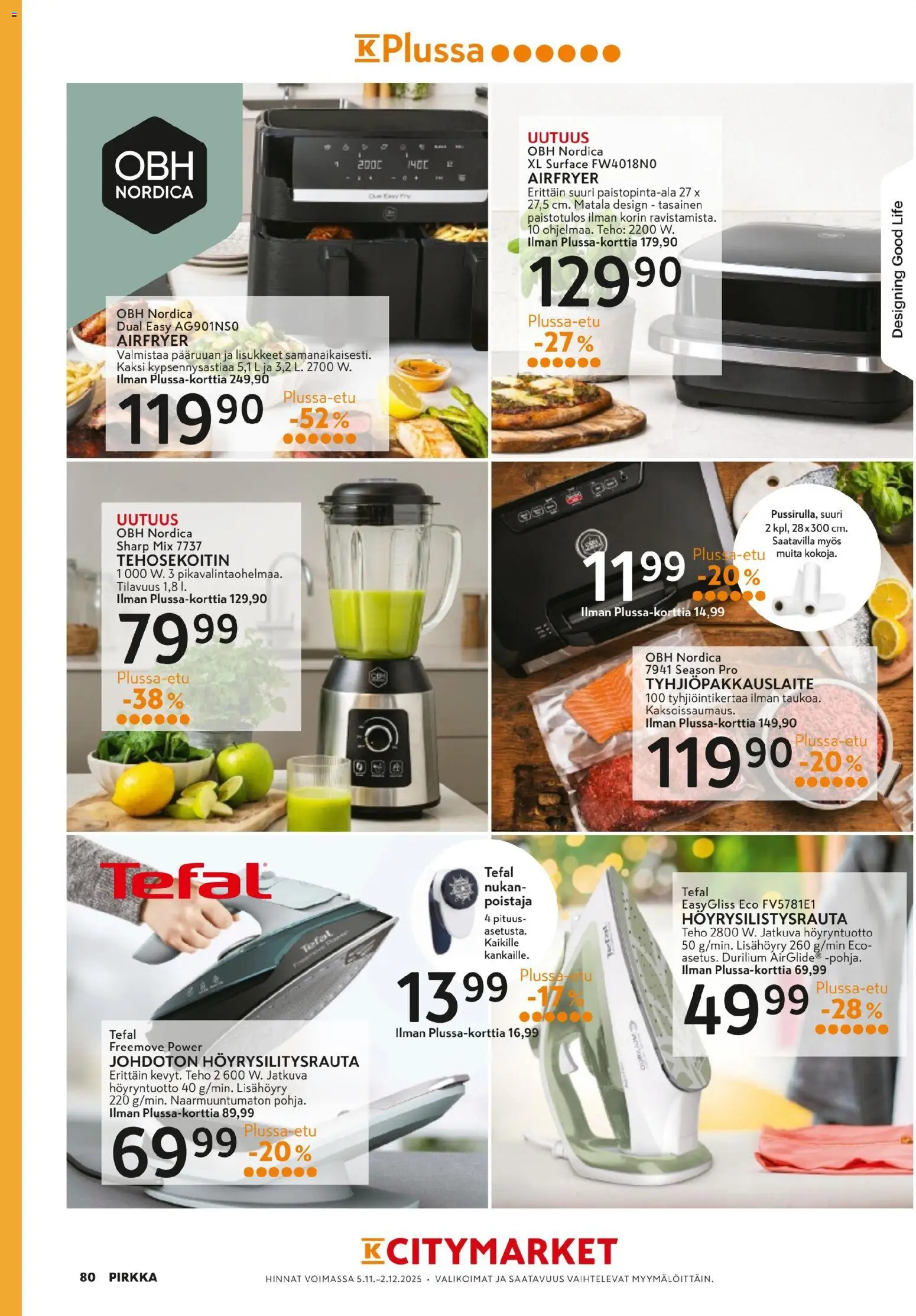 K-Citymarket - Pirkka – voimassa 05.11.2025 alkaen | Sivu: 79 | Tuotteet: Tehosekoitin