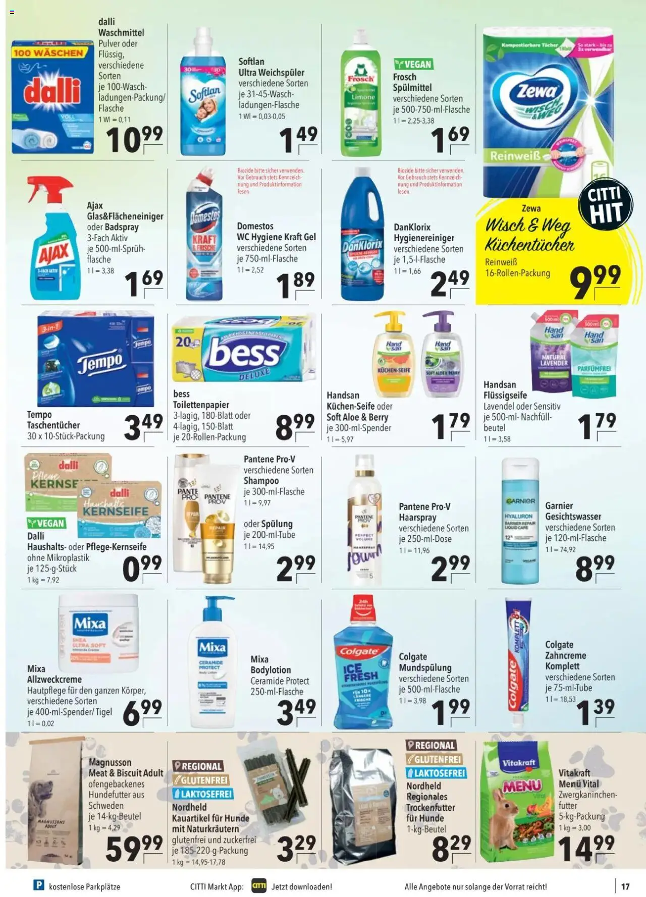 CITTI tilbudsavis – gyldig fra 10.09.2025 | Side: 17 | Produkter: Shampoo