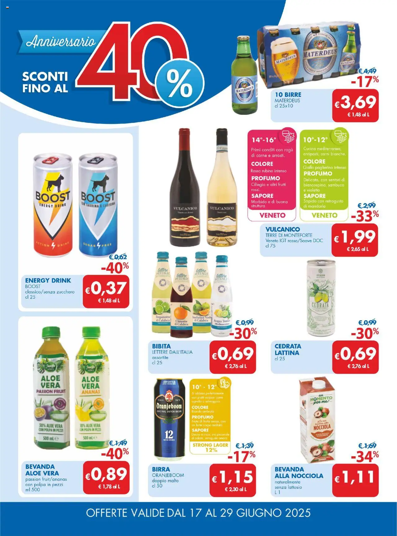 Volantino MD Discount del 17.06.2025 | Pagina: 7 | Prodotti: Chinotto, Acqua tonica, Ananas, Amaro