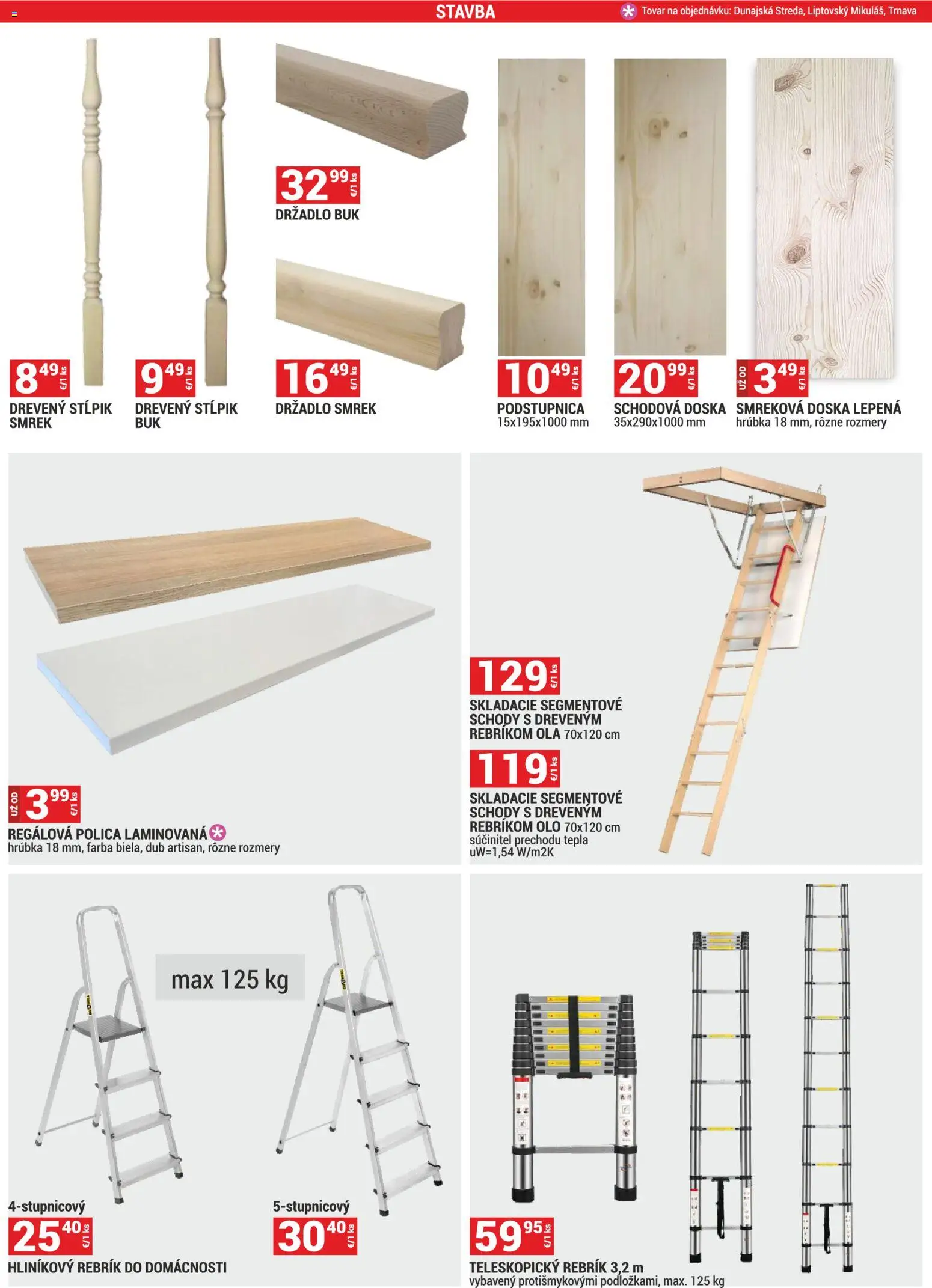 Nové Merkury Market akcie – leták je platný od 01.02.2026 | Strana: 27 | Produkty: Rebrík, Polica