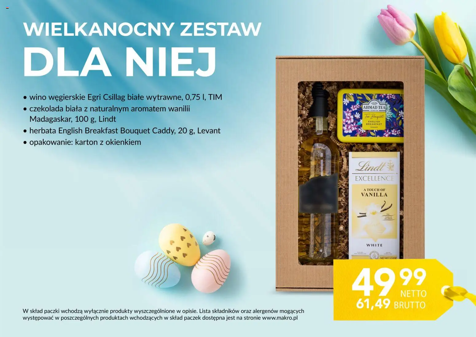 Makro gazetka - Wielkanocne zestawy od 17.03.2026 | Strona: 2 | Produkty: Pączki, Czekolada, Wino, Herbata