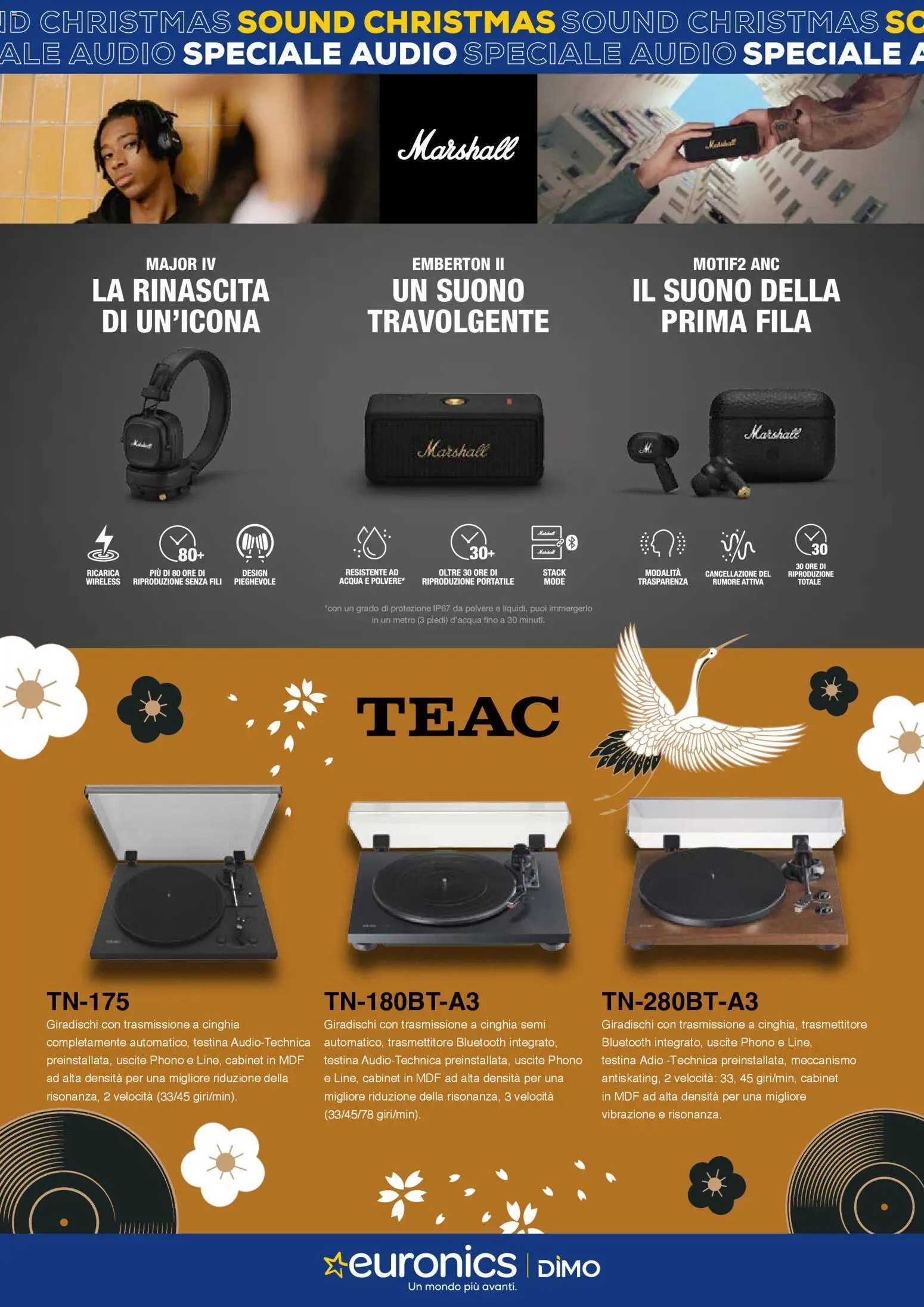 Volantino Euronics del 04.12.2025 | Pagina: 2 | Prodotti: Acqua, Audio