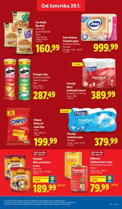 Pringles čips, Sa ukusom pavlake i luka ili original, 185 g - pregled Lidl kataloga - važi od 29.01.2026 | Strana: 27