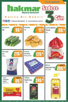 06.03.2026 tarihinden itibaren geçerli olan Hakmar kataloğu önizlemesi