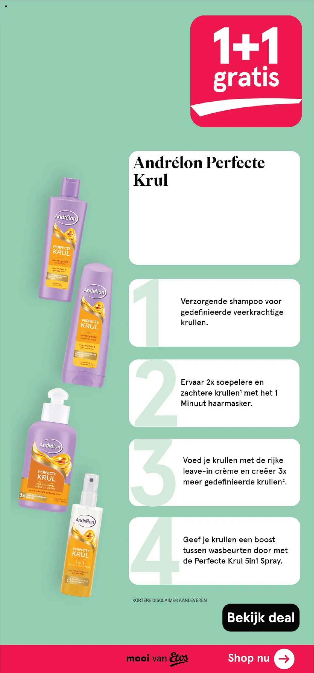{H1} | Pagina: 75 | Producten: Boost, Shampoo, Conditioner, Crème