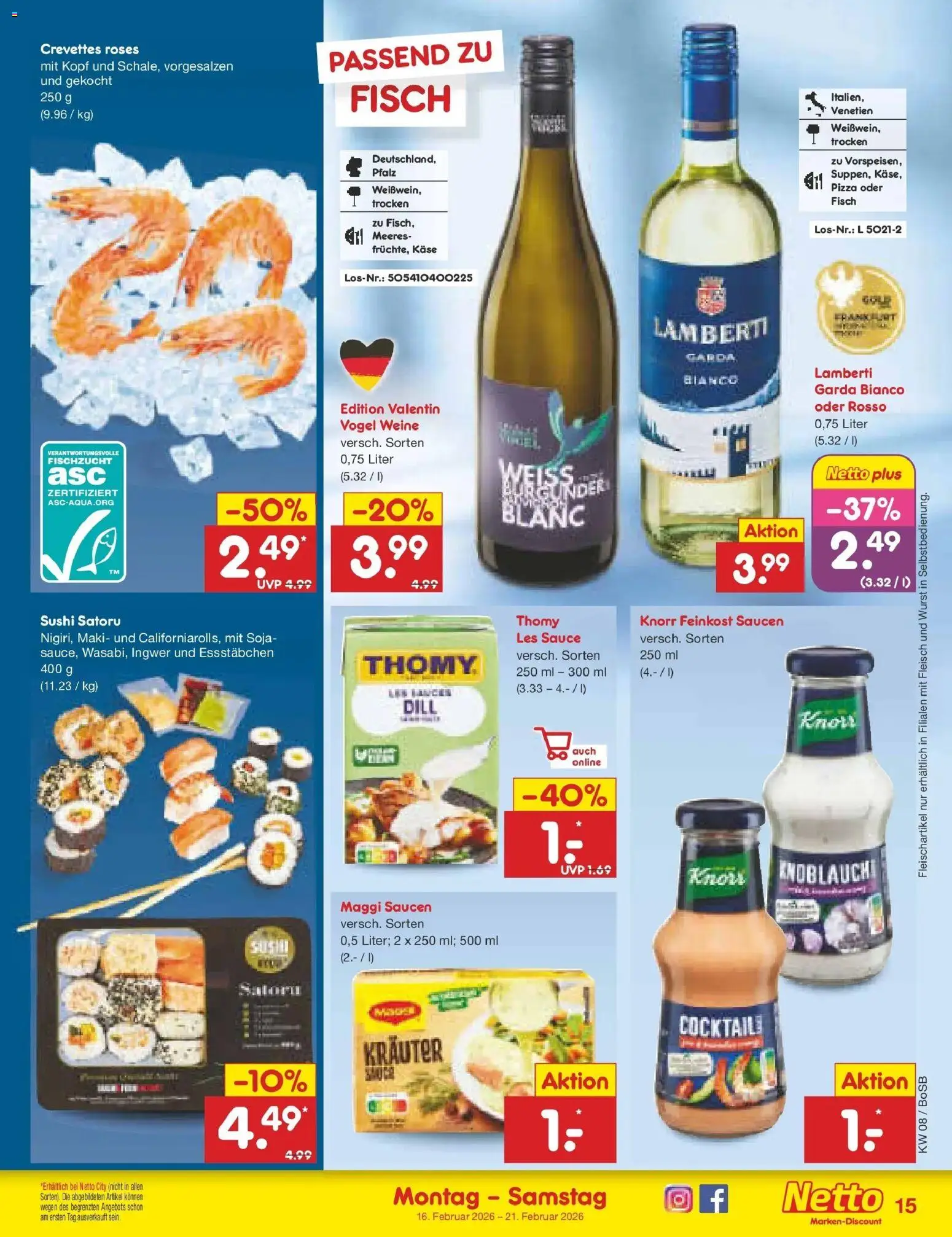 Netto Marken-Discount prospekt Stadtlohn	 – gültig ab 16.02.2026 | Seite: 17 | Produkte: Maggi, Knorr, Dill, Pizza