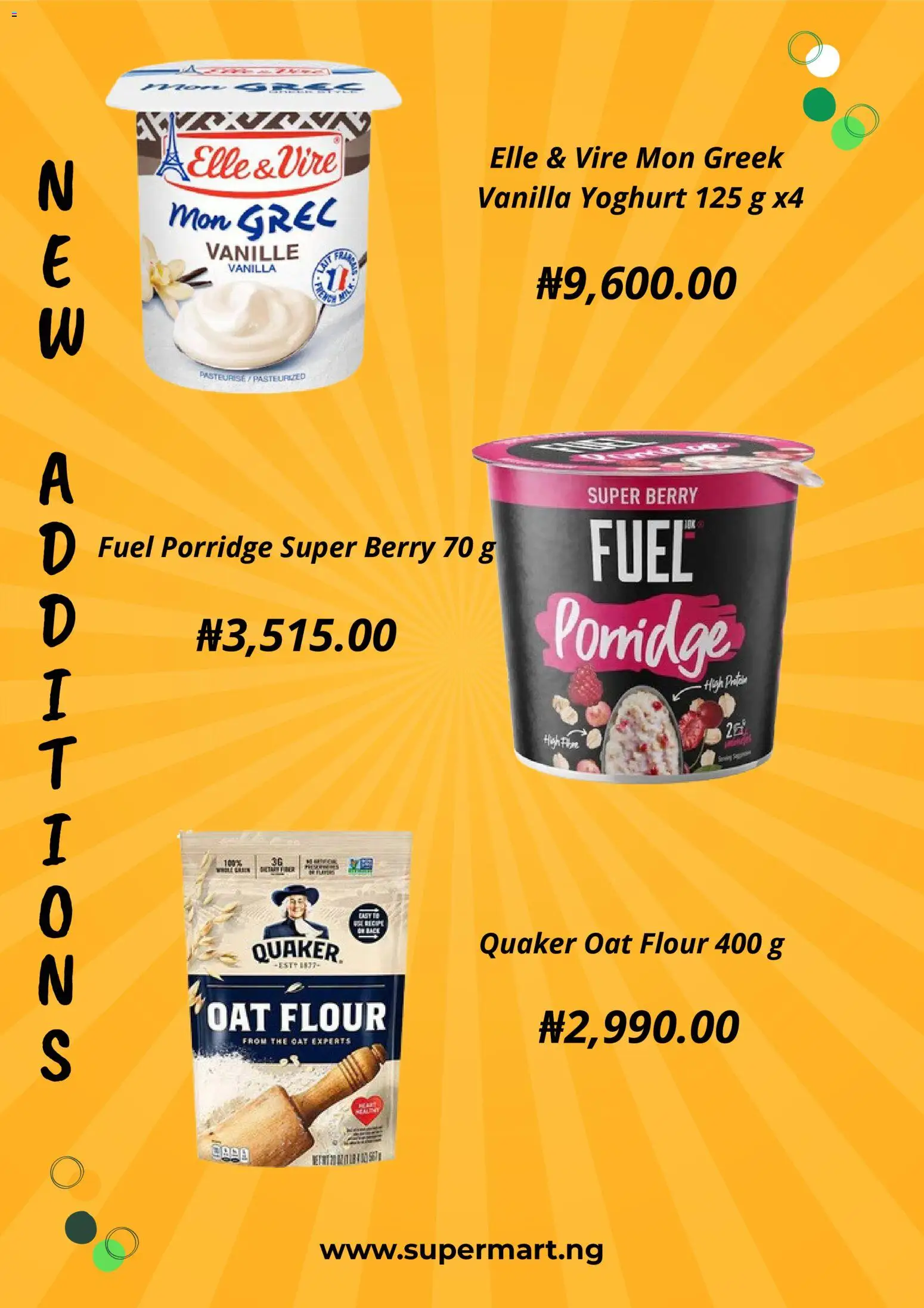 Supermart Catalogue valid from 25.10.2025 | Page: 2 | Products: Yoghurt, Zápich, Tonik za lice