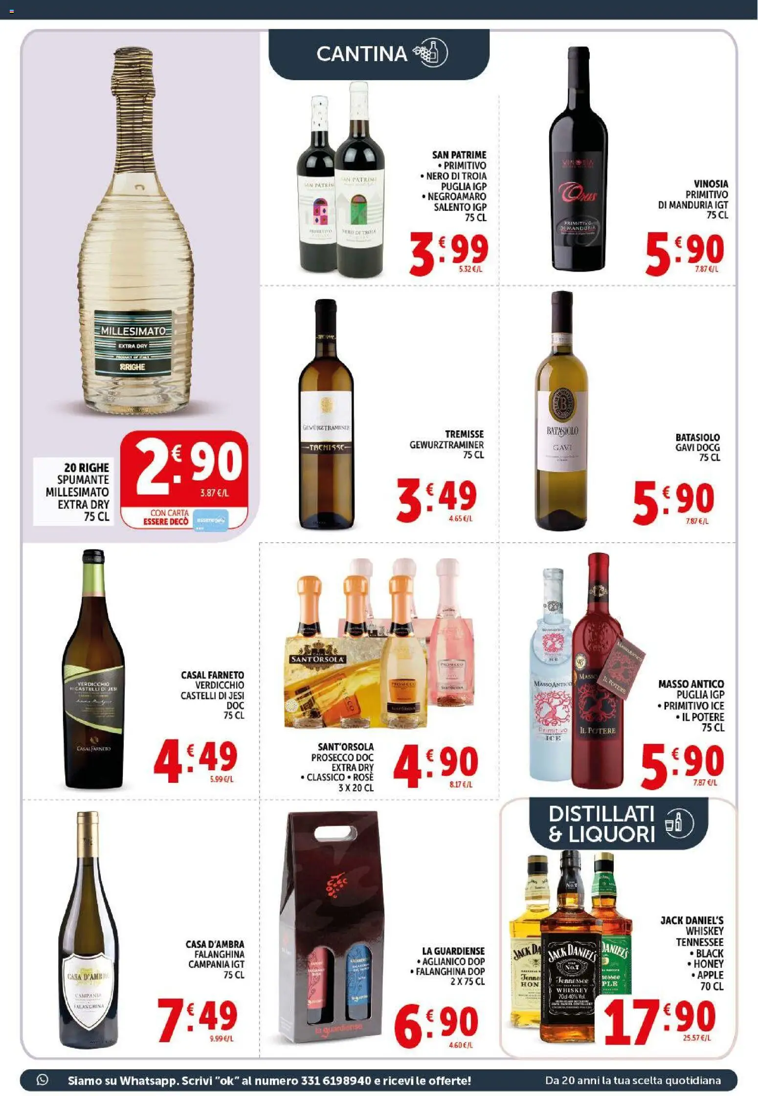 Volantino Decò del 17.03.2026 | Pagina: 19 | Prodotti: Prosecco, Spumante