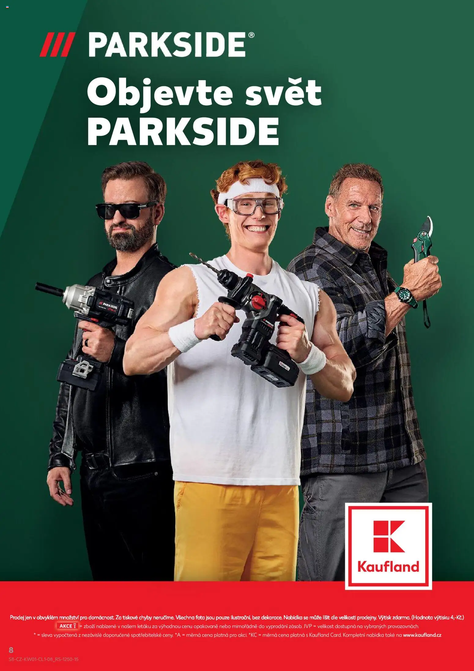 Kaufland leták - Chomutov od 02.01.2026 | Strana: 8 | Produkty: Parkside