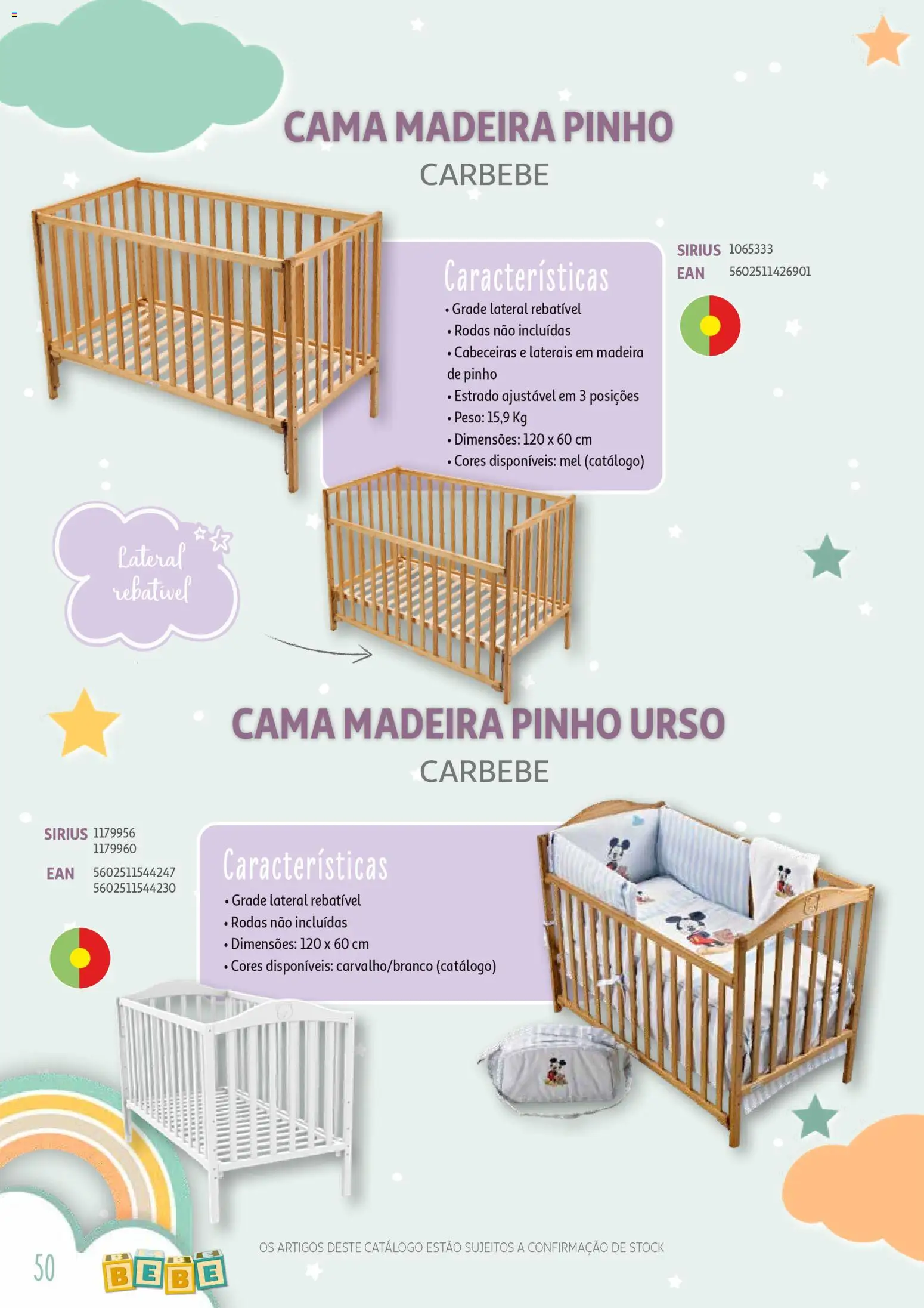 Auchan - Catálogo Puericultura │ válido de 13.01.2026 | Página: 50 | Produtos: Cama, Mel