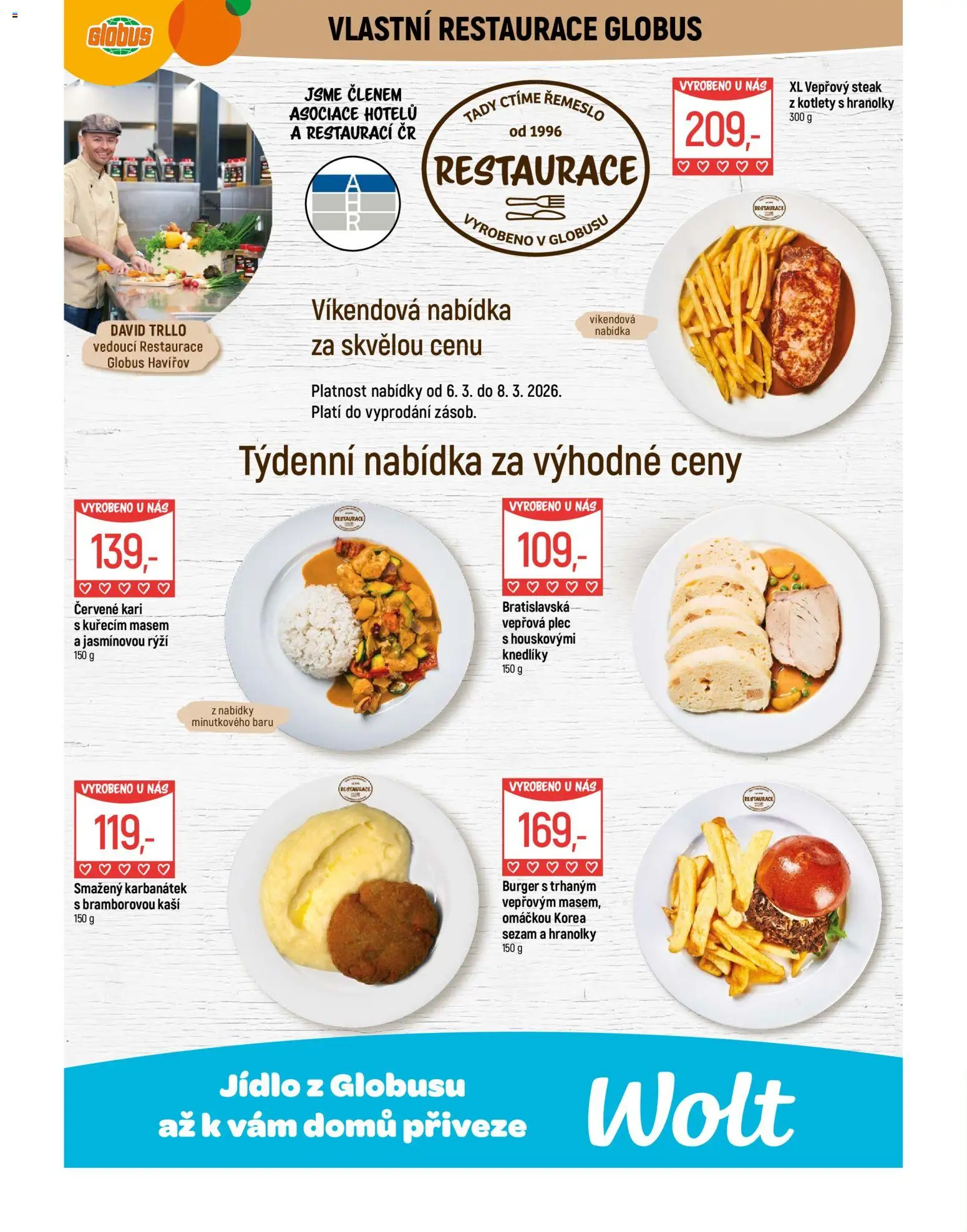Globus leták - Havířov od 04.03.2026 | Strana: 7 | Produkty: Burger, Globus, Hranolky, Rýži