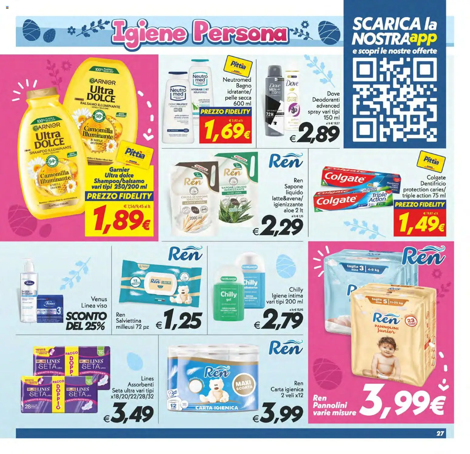 Volantino SuperConveniente del 27.03.2026 | Pagina: 27 | Prodotti: Balsamo, Dentifricio, Latte, Aloe vera