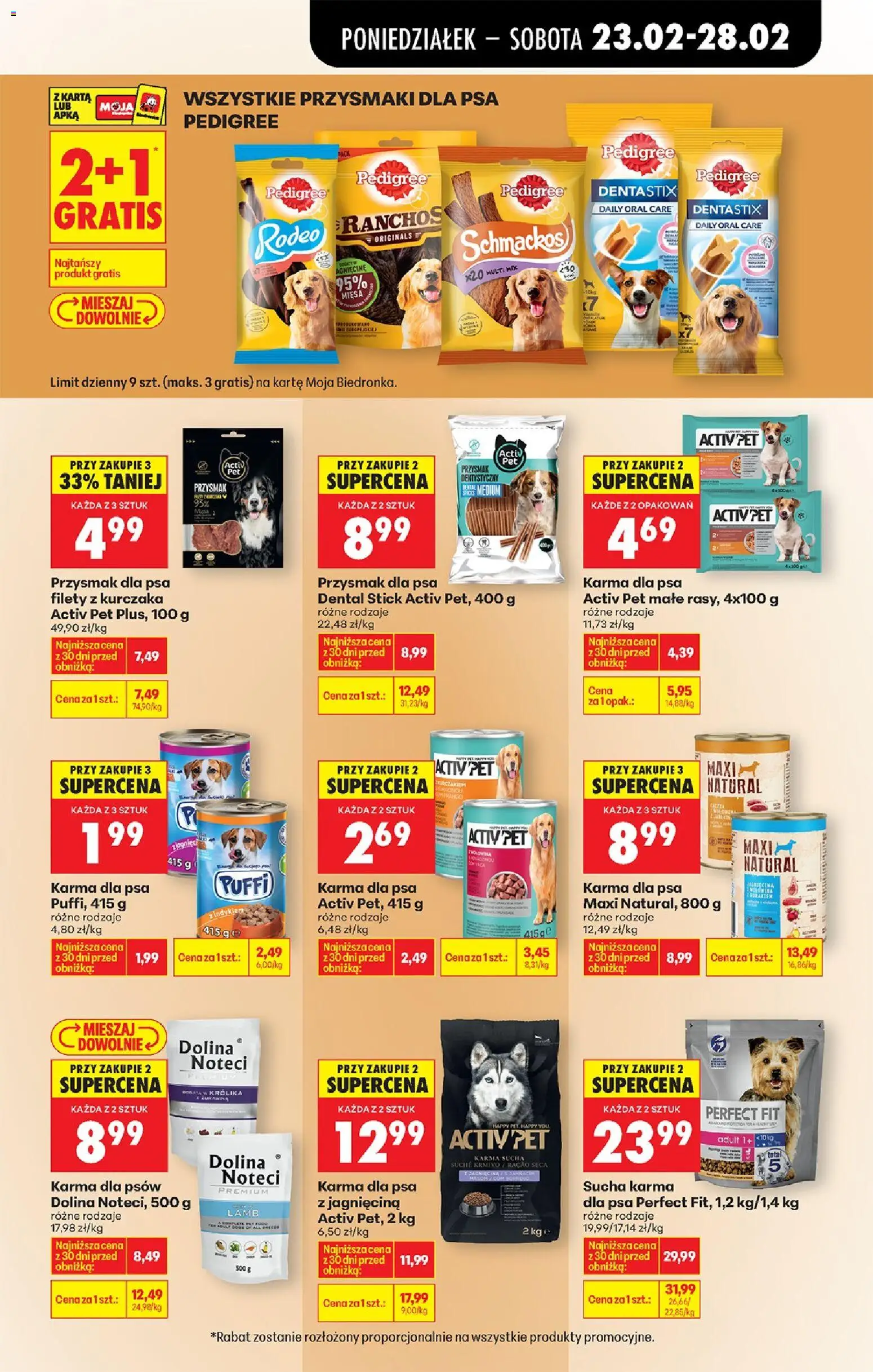 Biedronka Polsko leták od 23.02.2026 | Strana: 75 | Produkty: Med, Pedigree