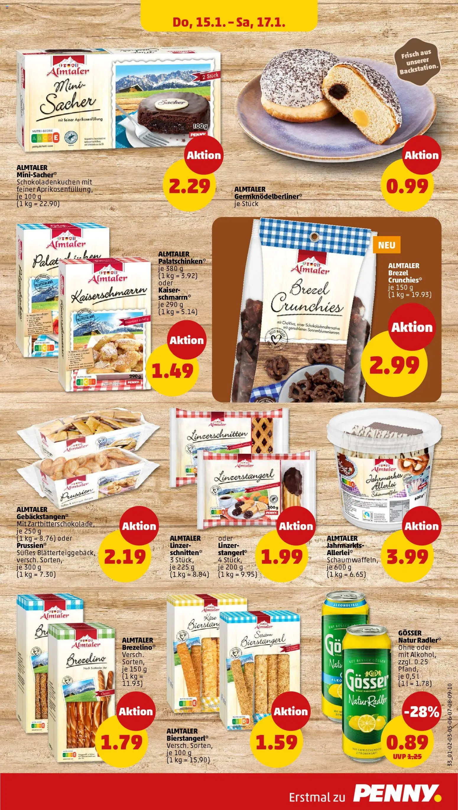 Penny Prospekt 	 – gültig ab 12.01.2026 | Seite: 37 | Produkte: Miele, Käse, Radler