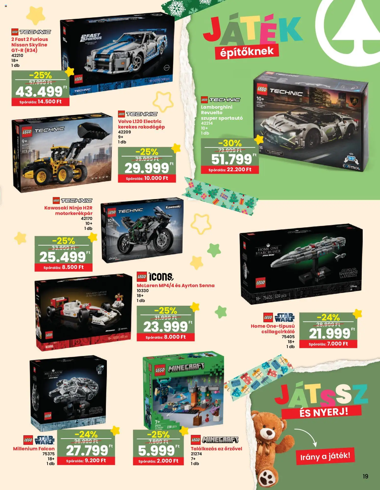 Interspar akciós ujság - amely érvényes a következő dátumtól: 13.11.2025 | Oldal: 20 | Termékek: Játék