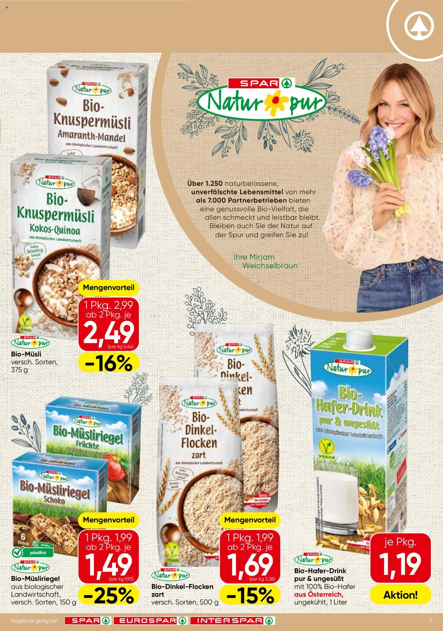 Spar Flugblatt - Oberösterreich gültig ab 05.03.2026 | Seite: 7 | Produkte: Flocken, Libacomb