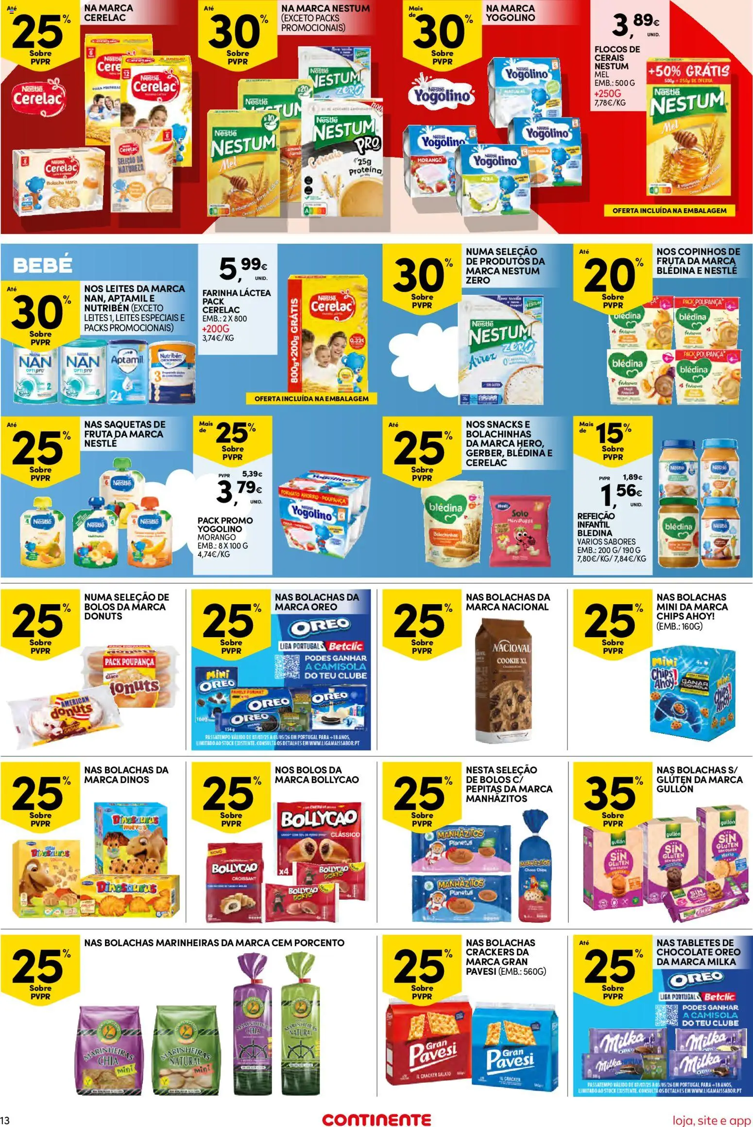 Continente Semanal Continente Bom Dia │ válido de 13.01.2026 | Página: 13 | Produtos: Arroz, Cereais, Camisola, Proteina