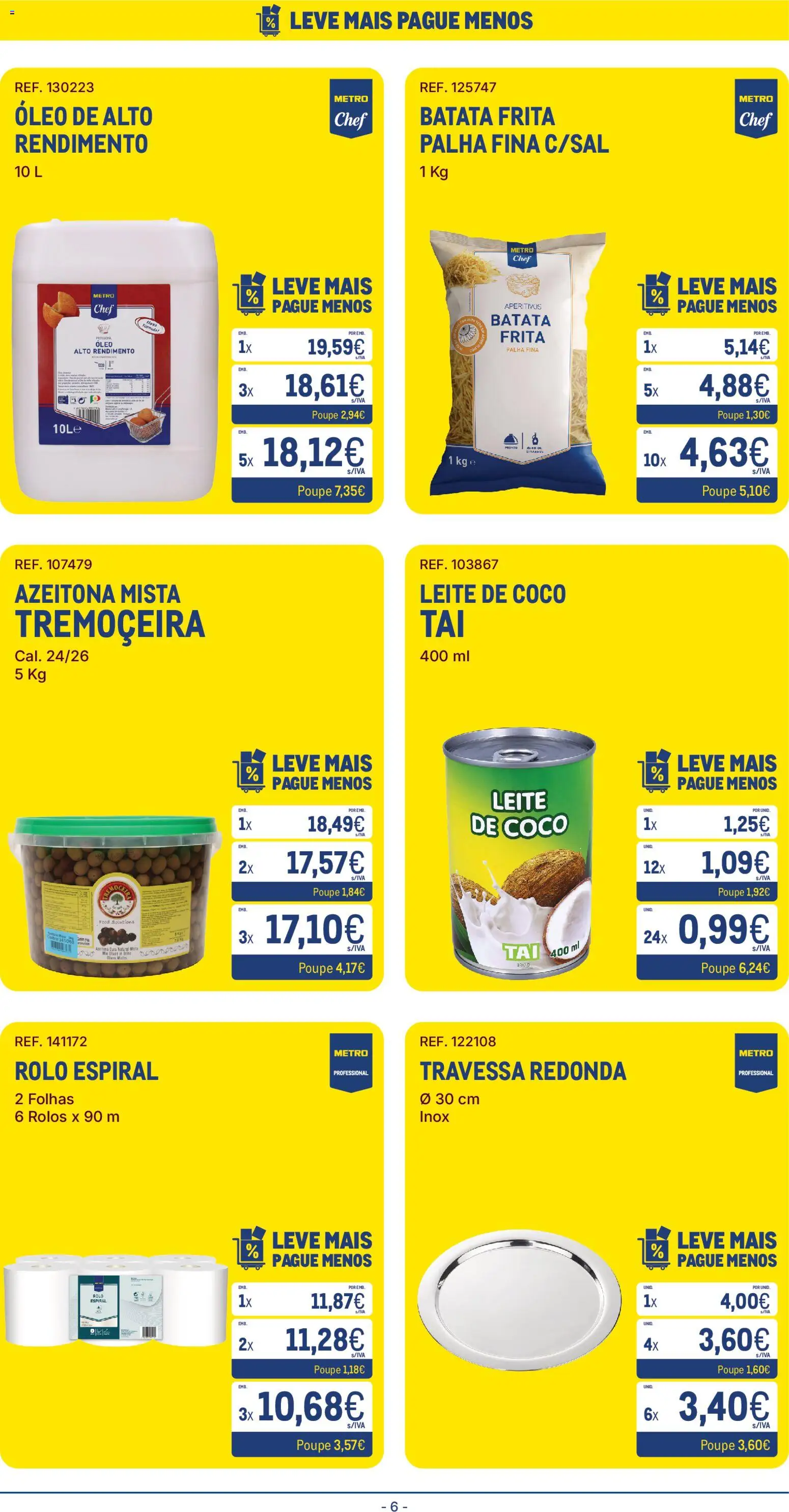 Makro folheto │ válido de 20.01.2026 | Página: 6 | Produtos: Batata, Batata frita, Leite, Óleo