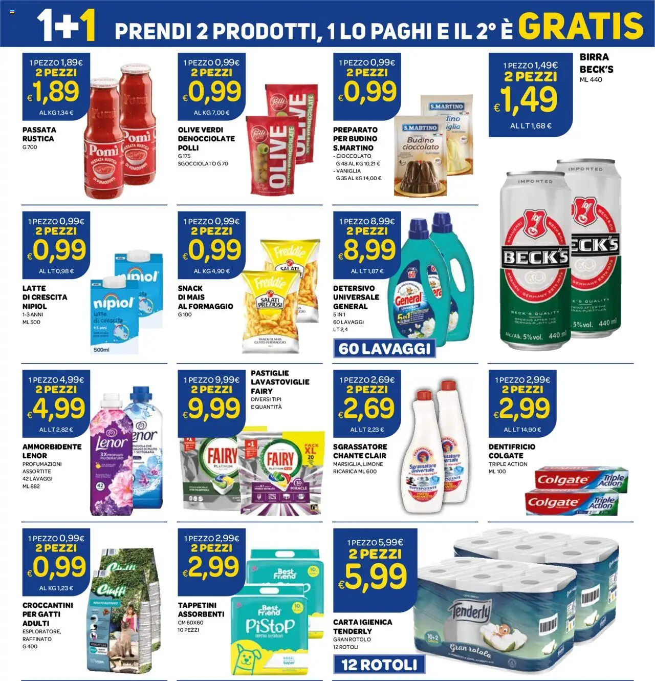 Volantino Ekom del 09.09.2025 | Pagina: 3 | Prodotti: Cioccolato, Dentifricio, Pomodoro, Latte