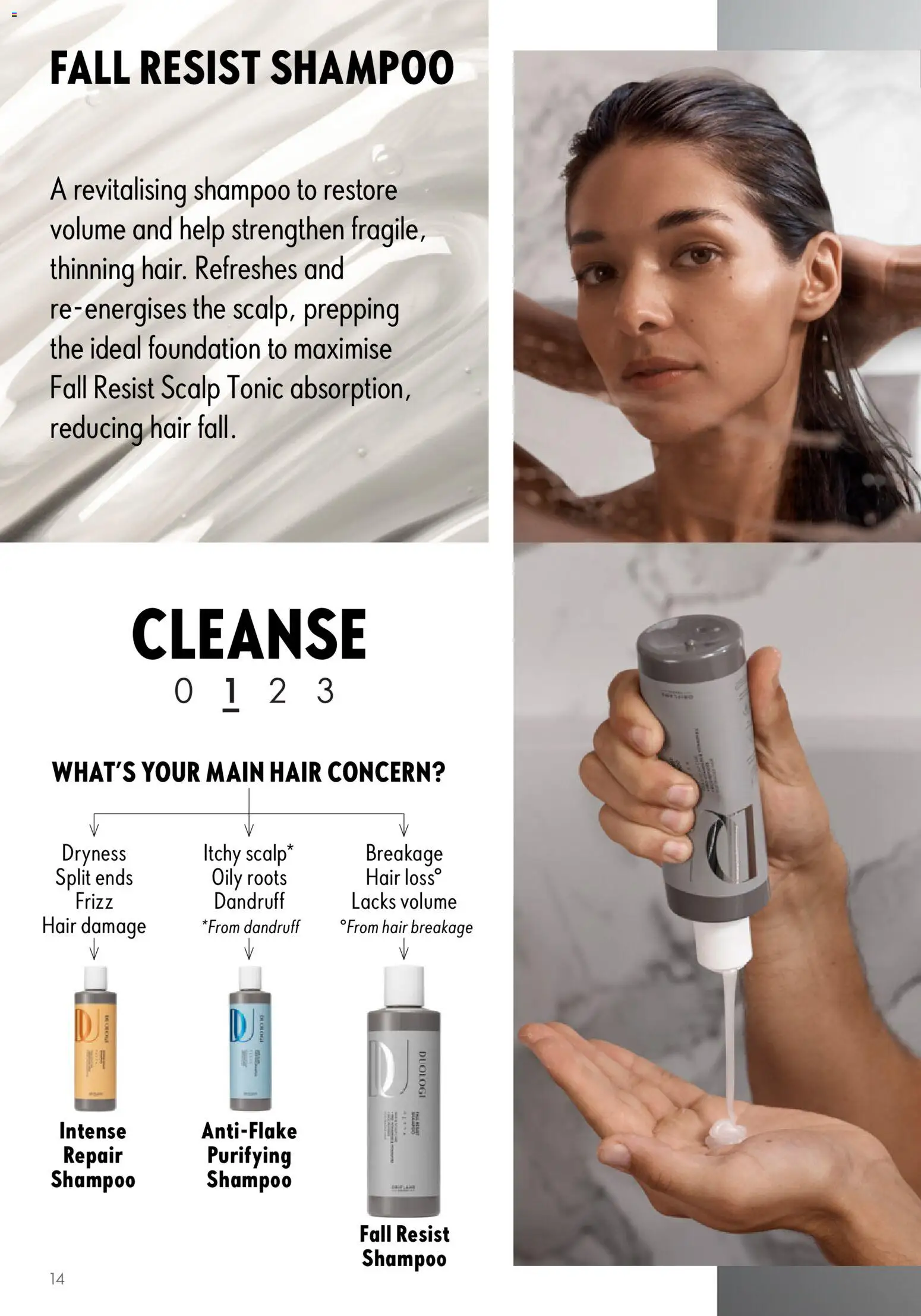 {H1} | Page: 14 | Products: Shampoo