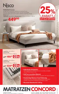 Matratzen Concord Prospekt 	 - gültig ab dem 30.07.2025 | Seite: 9 | Produkte: Lattenrost, Polsterbett