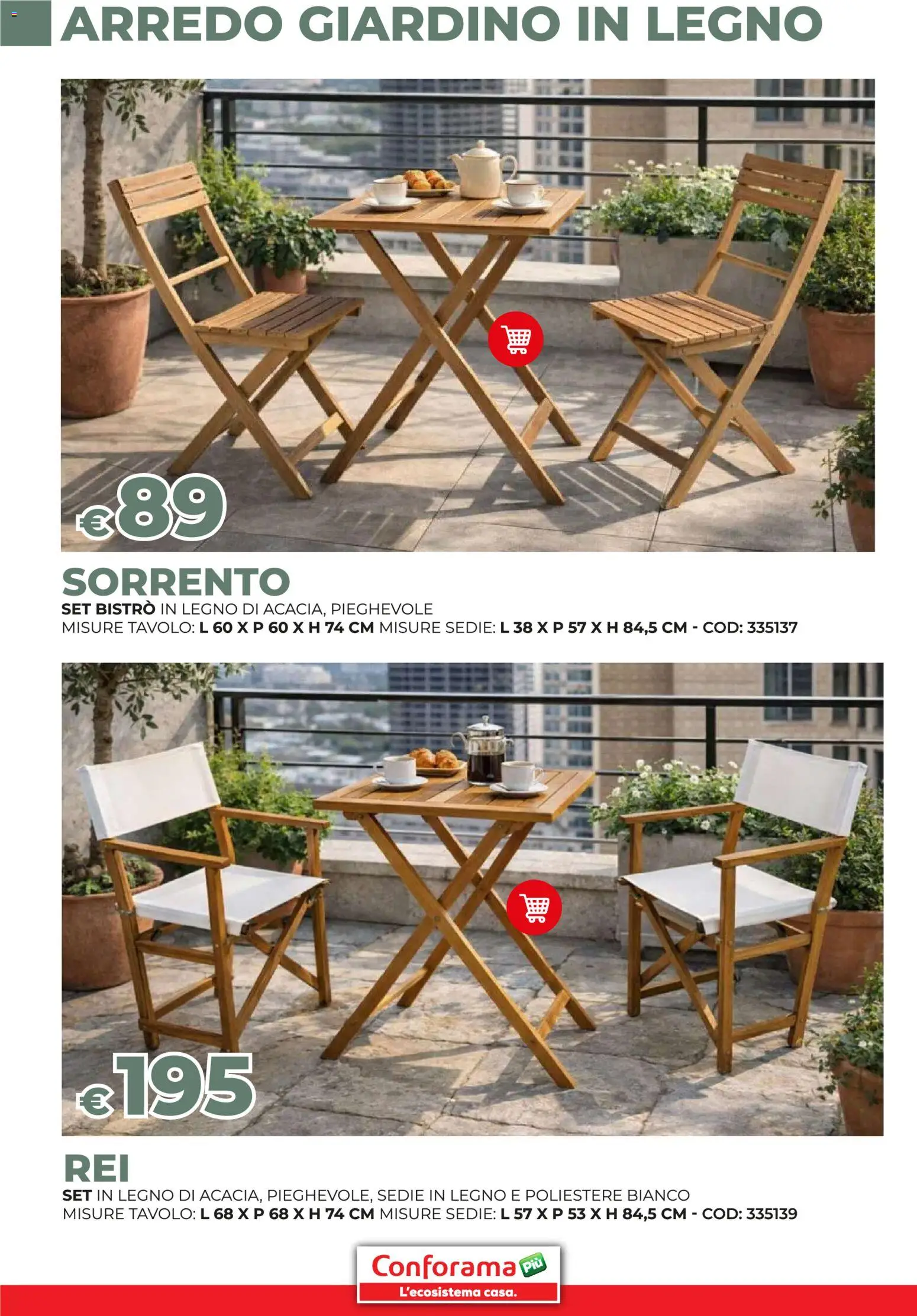 Volantino Conforama del 19.03.2026 | Pagina: 48 | Prodotti: Tavolo