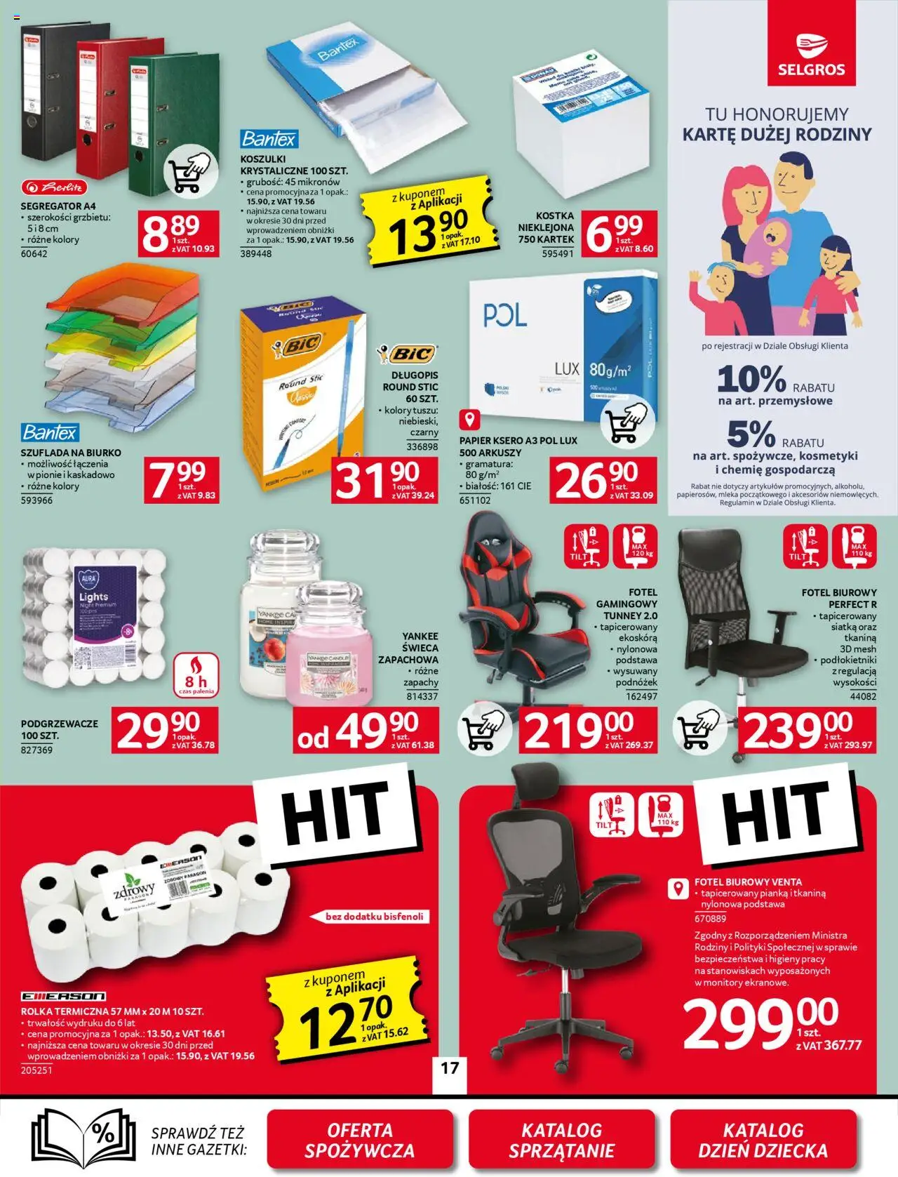 Selgros cash&carry Gazetka - Oferta przemysłowa od 22.05.2025 | Strona: 19 | Produkty: Kosmetyki, Mleka, Siatka, Papier ksero