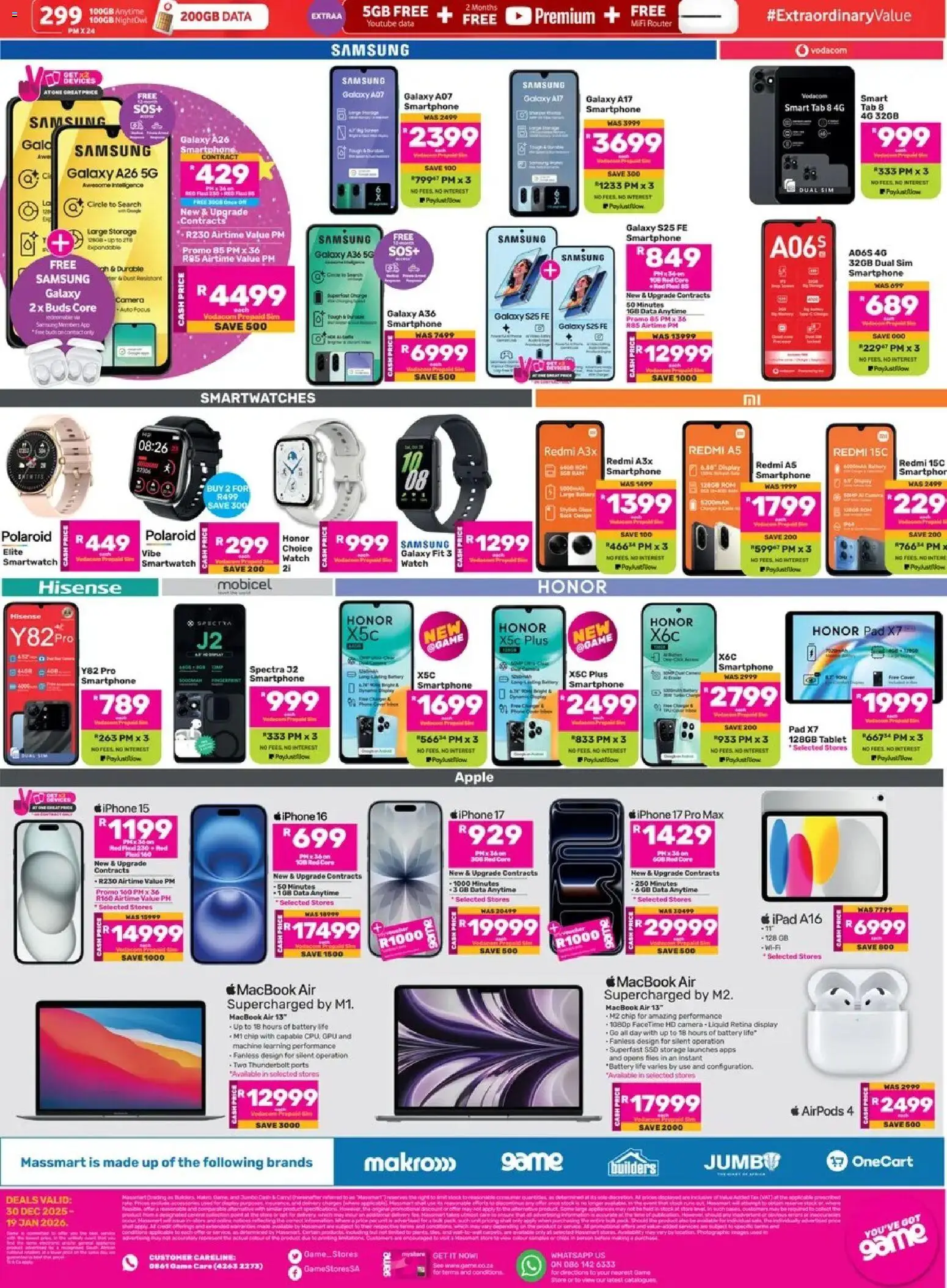 Game - Catalalogue Own 2026 valid from 30.12.2025 | Page: 12 | Products: Smartwatch, Camera, Game, Battery