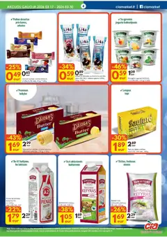 ČIA MARKET leidinys galioja nuo 17.03.2026 | Puslapis: 4 | Prekių: Pienas, Jogurtas, Sviestas