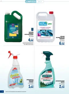 Vista previa Makro - Suministros hosteleria y limpieza Cataluña válido desde el 04.02.2026 | Página: 4 | Productos: Limpiacristales