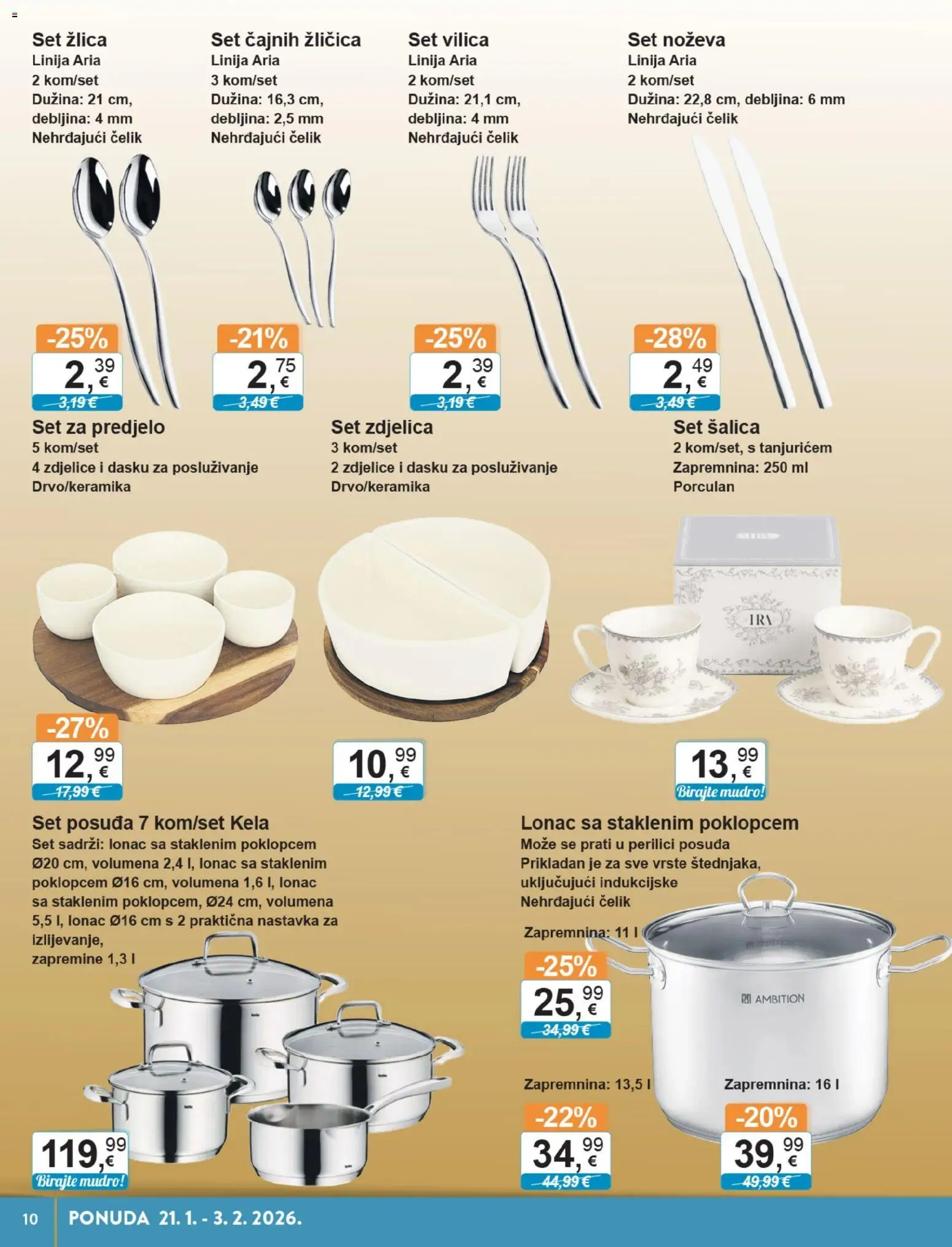 KTC katalog | vrijedi od 21.01.2026 | Stranica: 7 | Proizvodi: Šalica, Lonac