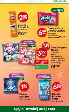 Żabka Gazetka od 02.07.2025 | Strona: 68 | Produkty: Ciastka Oreo, Żelki, Cukierki, Ciastka