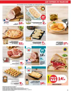 Super U - Prévisualisation de Super U - Super formats Super économies valide à partir de 28.10.2025 | Page: 11 | Produits: Plateau, Bloc de foie gras, Fromage, Crème