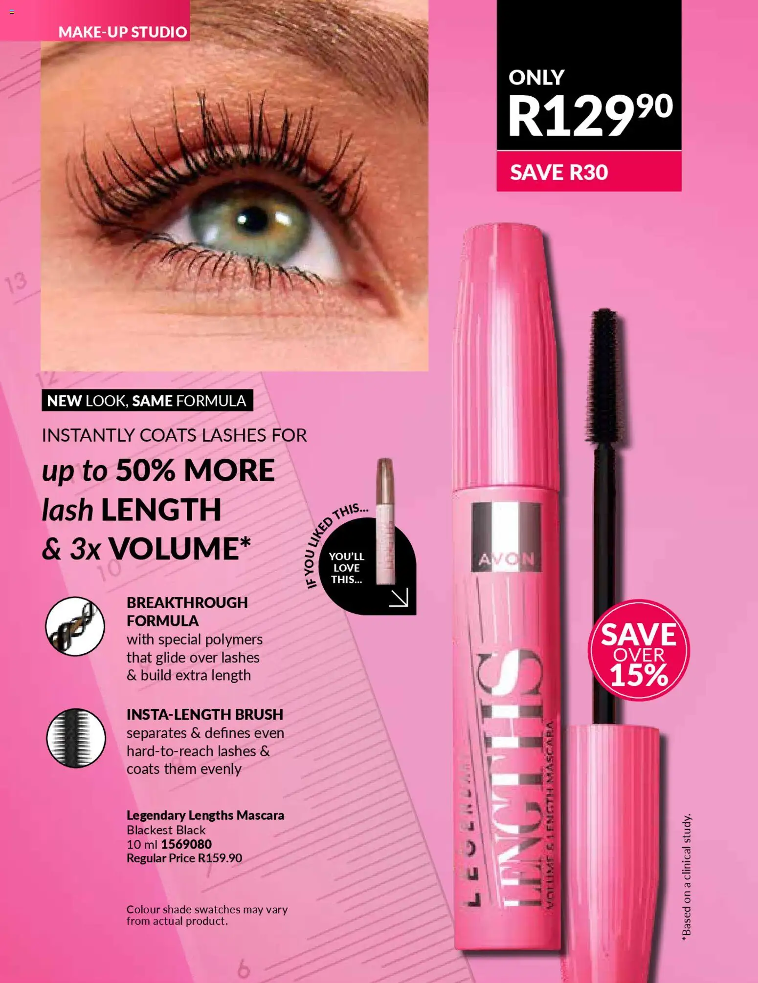 New Avon catalogue – valid from 01.01.2026 | Page: 56 | Products: Brush, Mascara