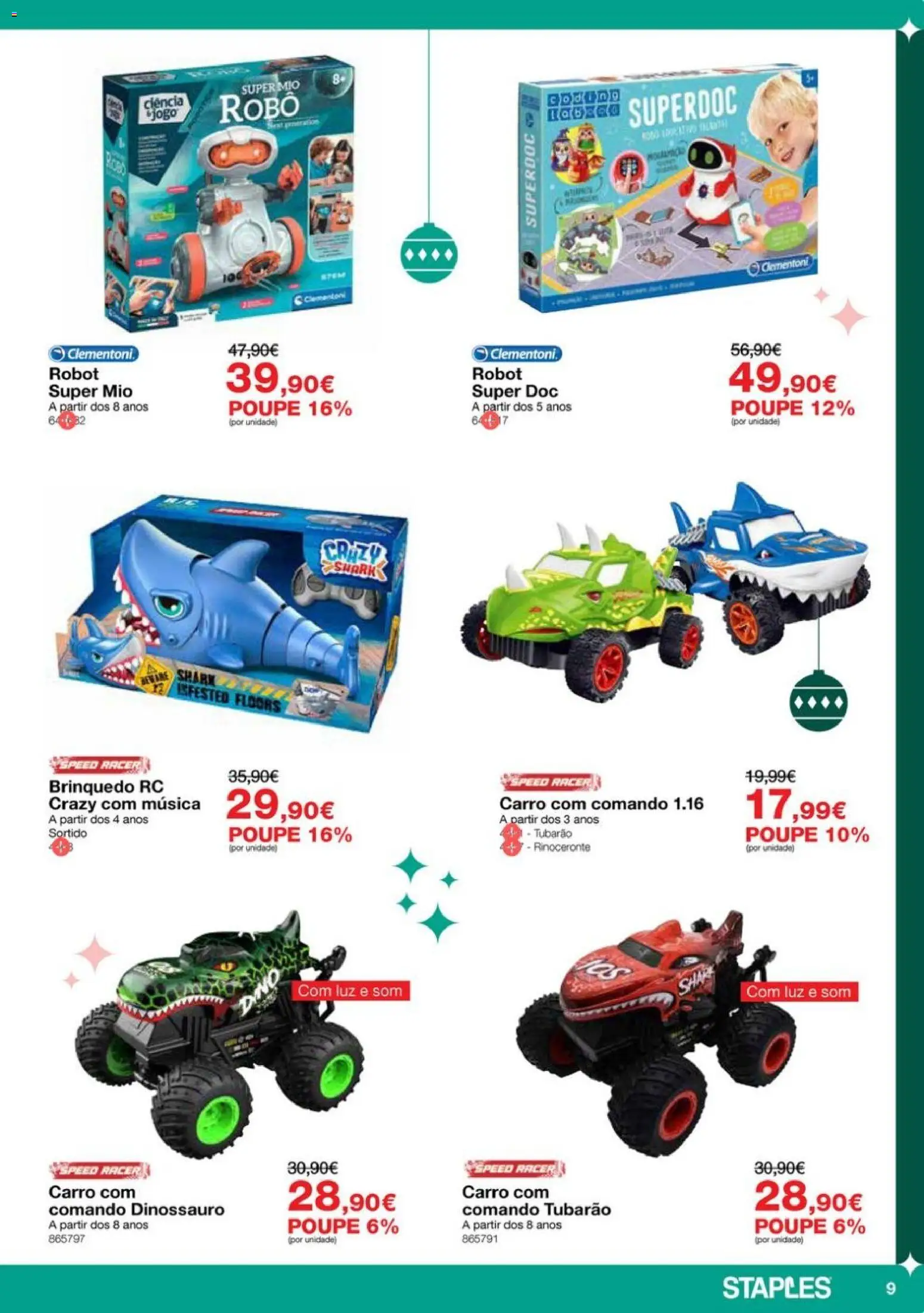 Staples - Folheto Brinquedos 2025 │ válido de 25.11.2025 | Página: 9 | Produtos: Robô