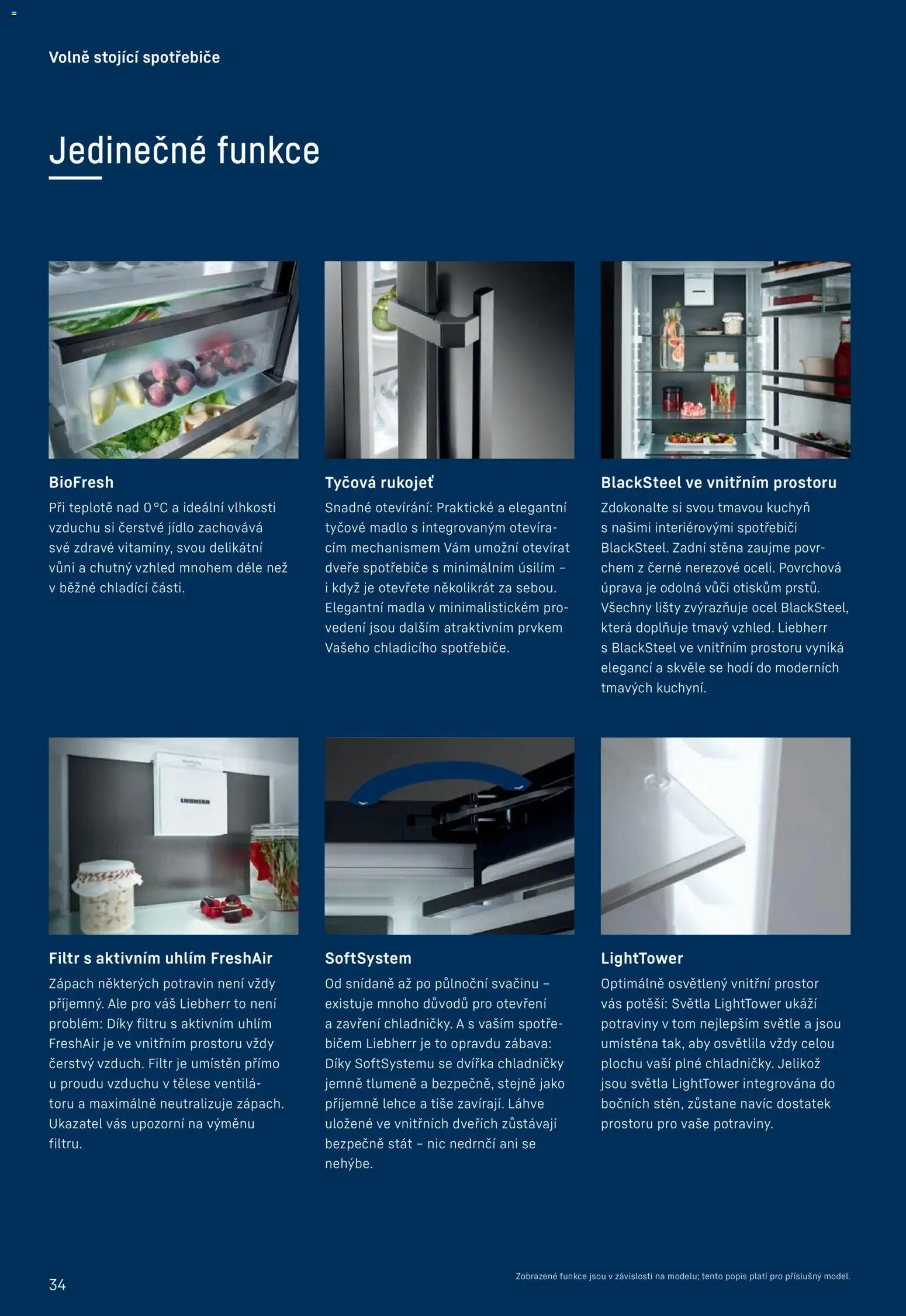 Möbelix leták - Liebherr od 01.10.2025 | Strana: 34 | Produkty: Madlo, Lahve, Potraviny