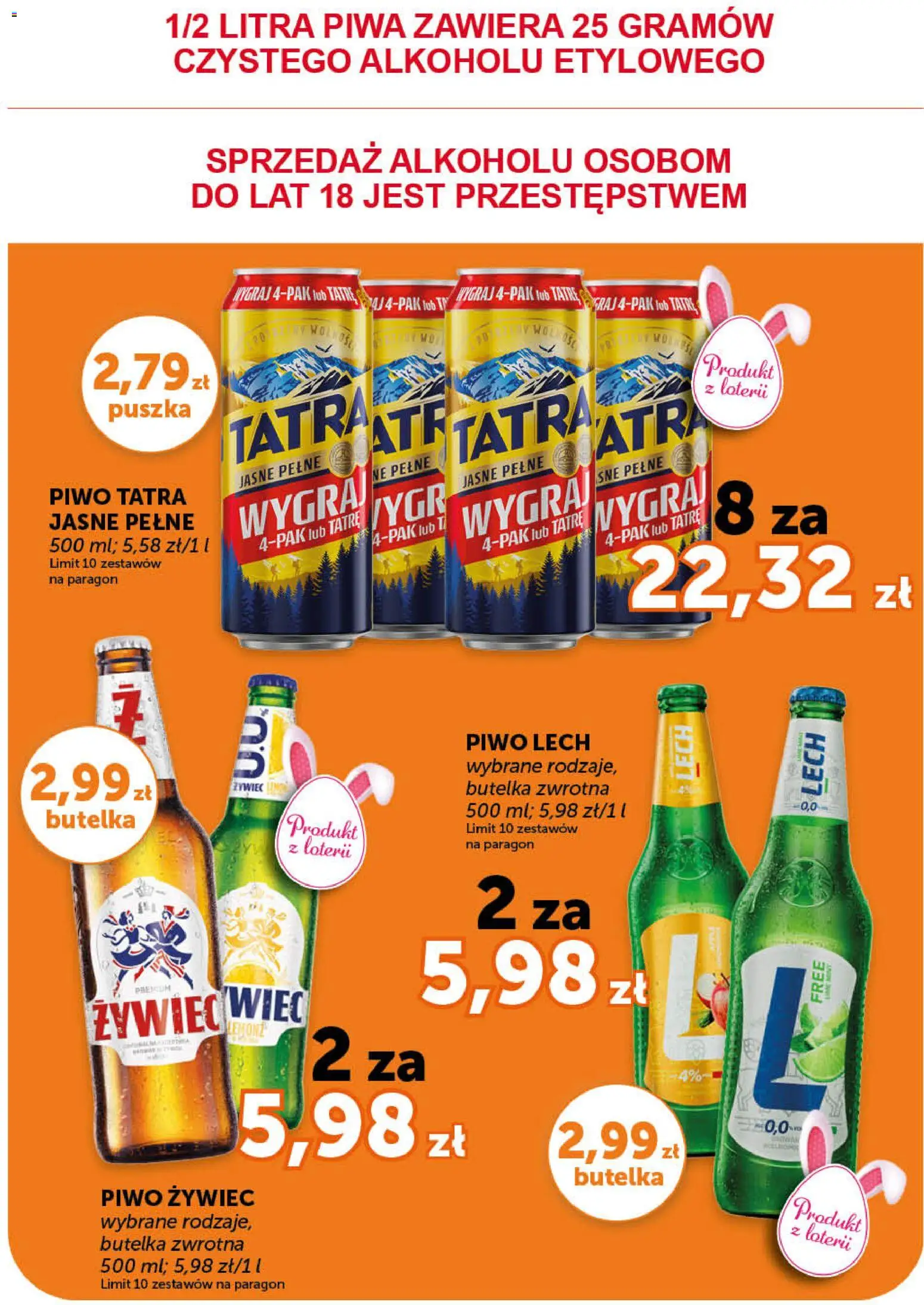 Euro Sklep gazetka od 02.04.2026 | Strona: 15 | Produkty: Piwo