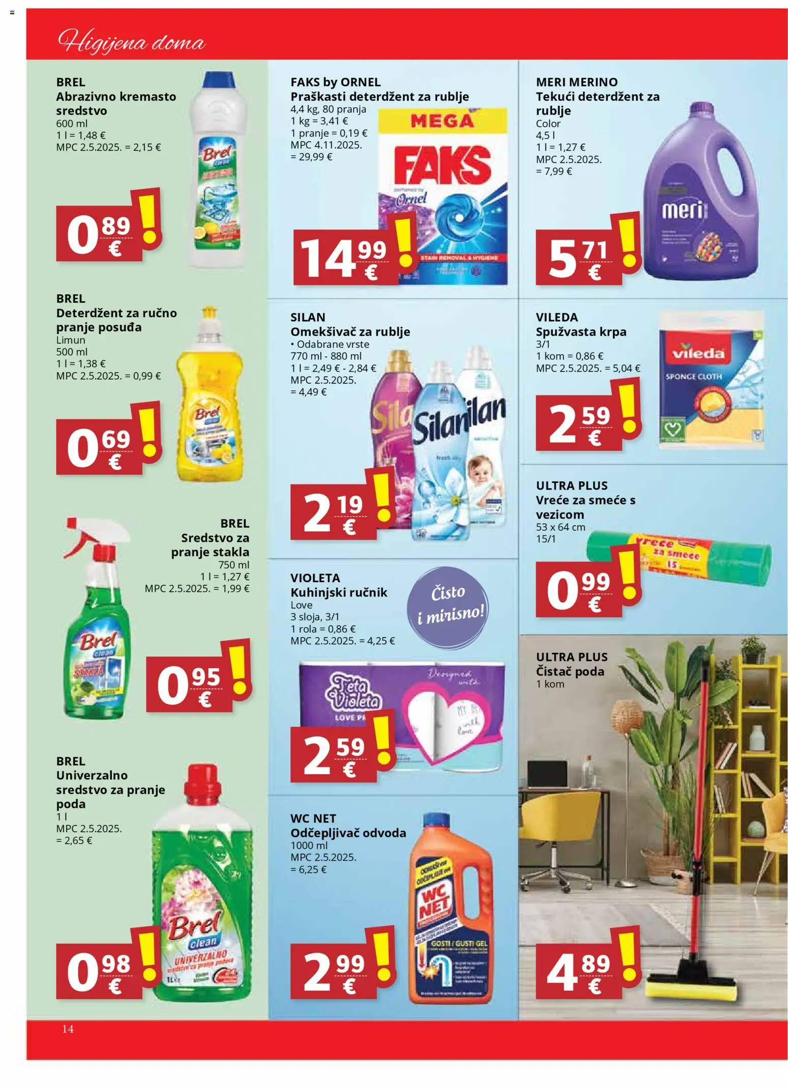 Ribola katalog | vrijedi od 19.11.2025 | Stranica: 14 | Proizvodi: Feta, Omekšivač, Ručnik, Violeta