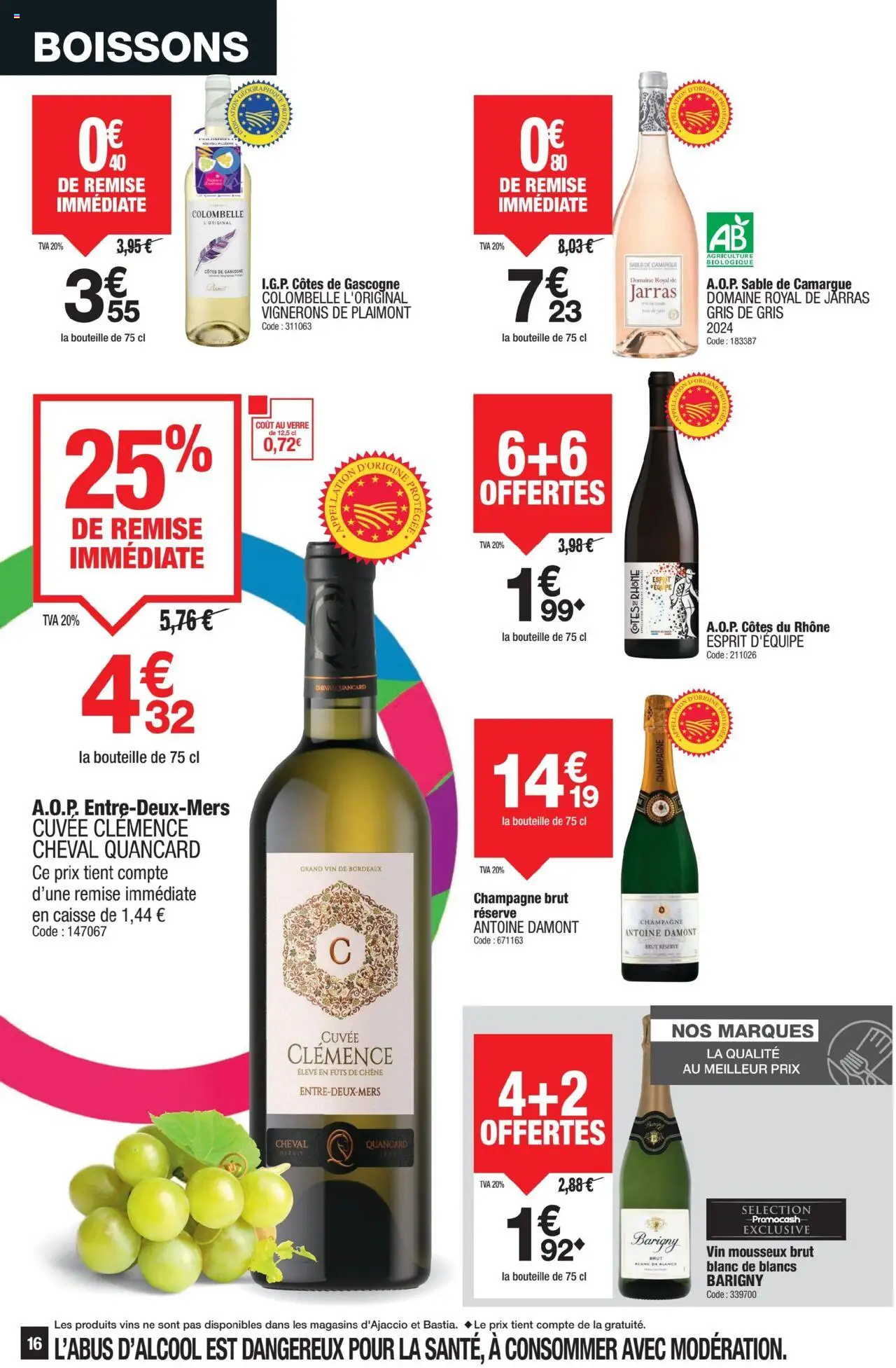 | Page: 16 | Produits: Vin mousseux, Champagne brut, Champagne, Mousseux