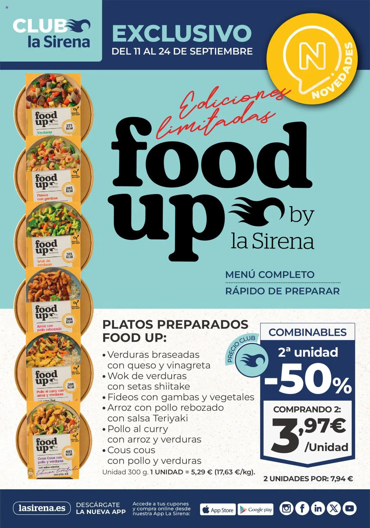 La Sirena - Ibiza │ válido desde el 11.09.2025 | Página: 10 | Productos: Ταχίνι ολικής άλεσης, Queso, Arroz, Fideos