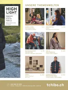 Tchibo Aktionen ab 01.11.2025 gültig | Seite: 3 | Produkte: Uhr, Steppmantel