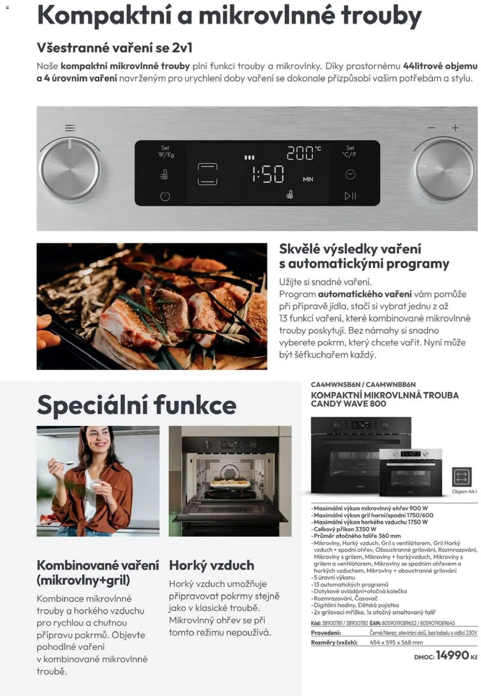 XXXLutz leták - Candy 2026 od 01.02.2026 | Strana: 10 | Produkty: Grilování, Trouba, Mikrovlnná trouba, Časovač