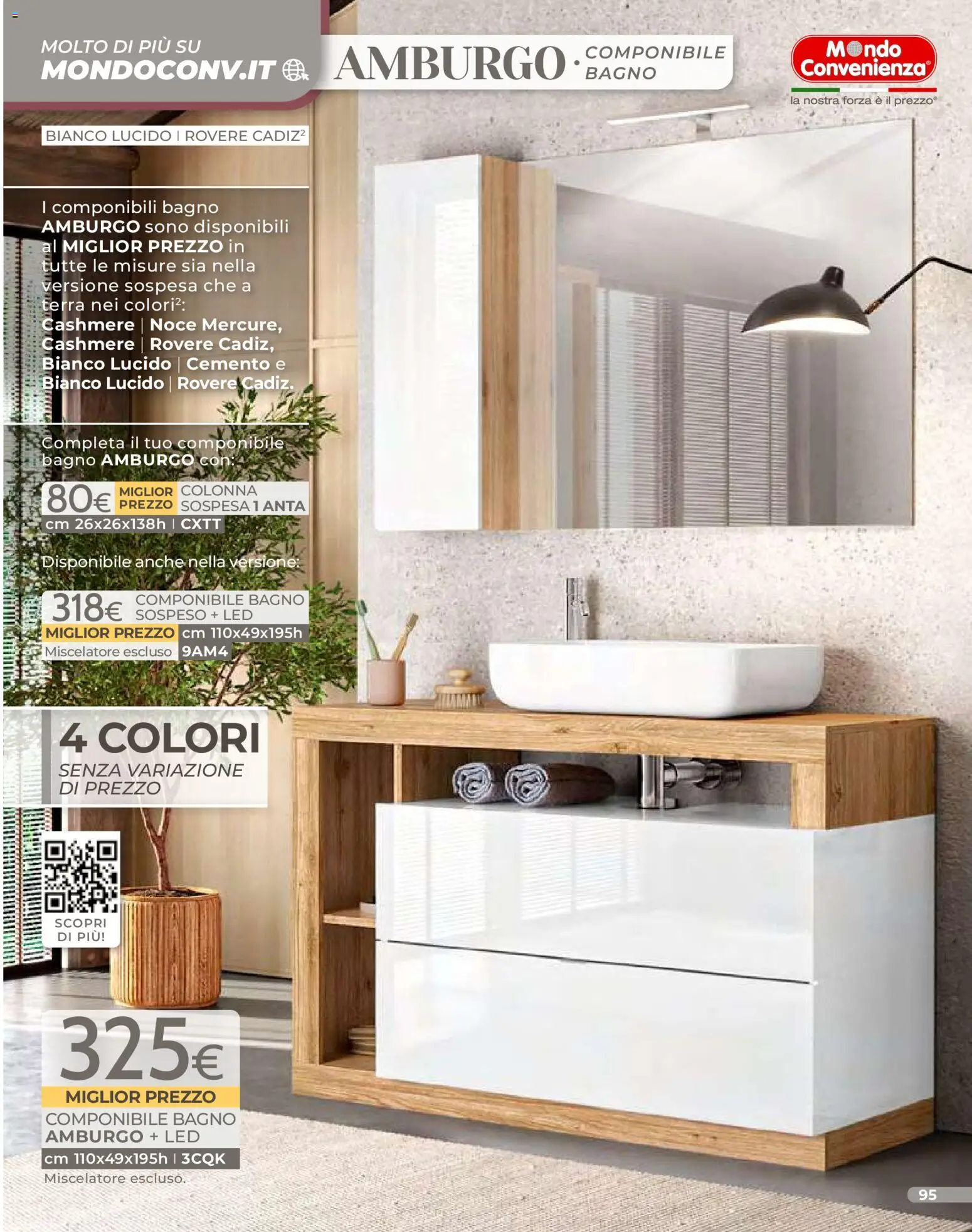 Volantino Mondo Convenienza del 01.01.2026 | Pagina: 97 | Prodotti: Miscelatore, Bagno, Terra