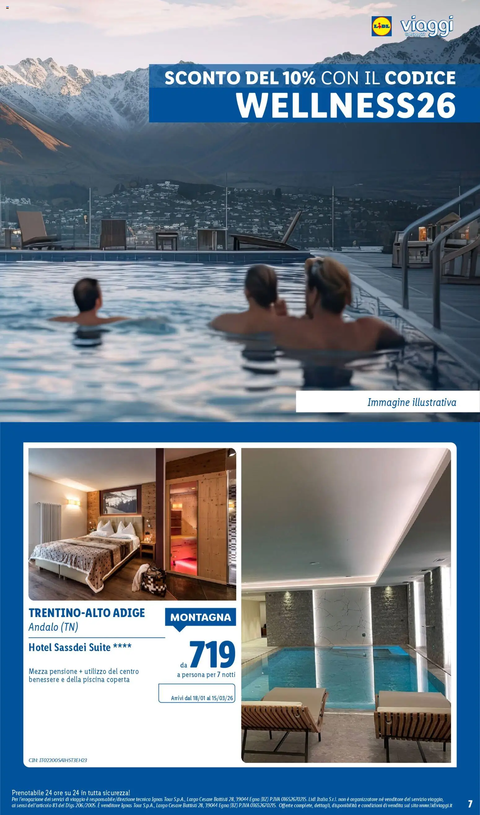 Volantino Lidl del 22.12.2025 | Pagina: 7 | Prodotti: Piscina, Coperta