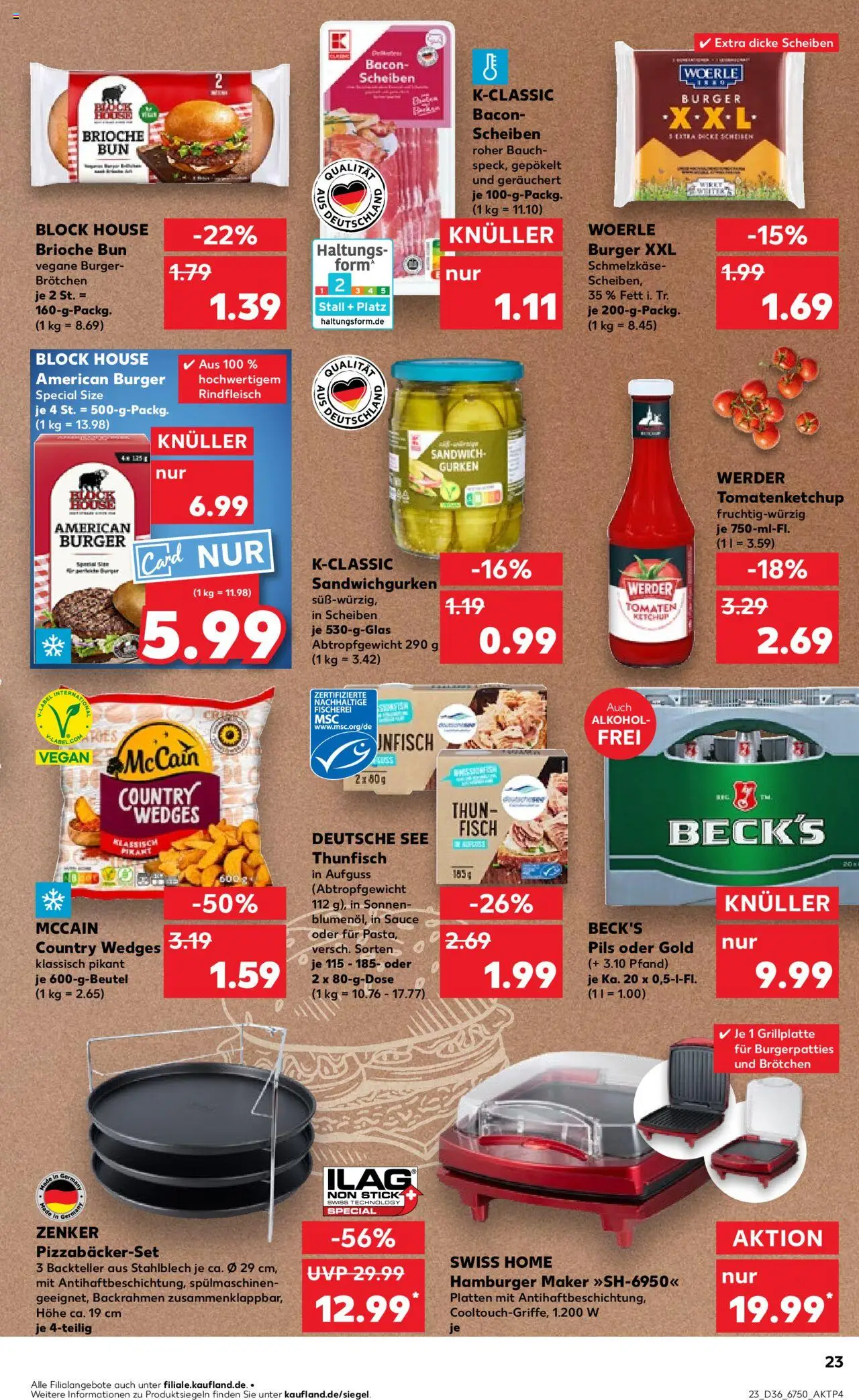 Kaufland prospekt Potsdam	 – gültig ab 07.09.2025 | Seite: 23 | Produkte: Pils, McCain, Fisch, Pizza