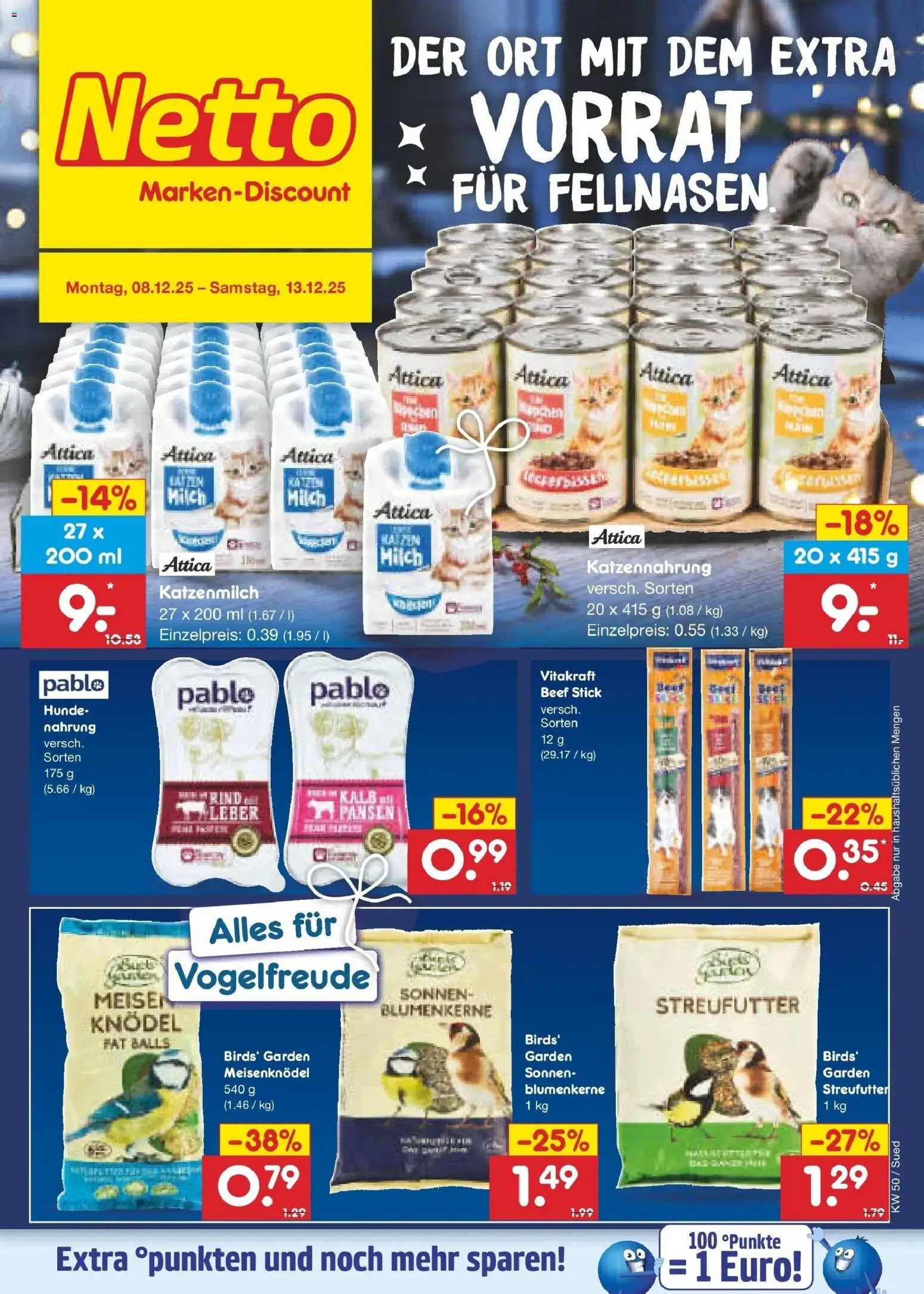 Netto Marken-Discount - Netto: Wochenangebote – gültig ab 08.12.2025 | Seite: 22 | Produkte: Milch