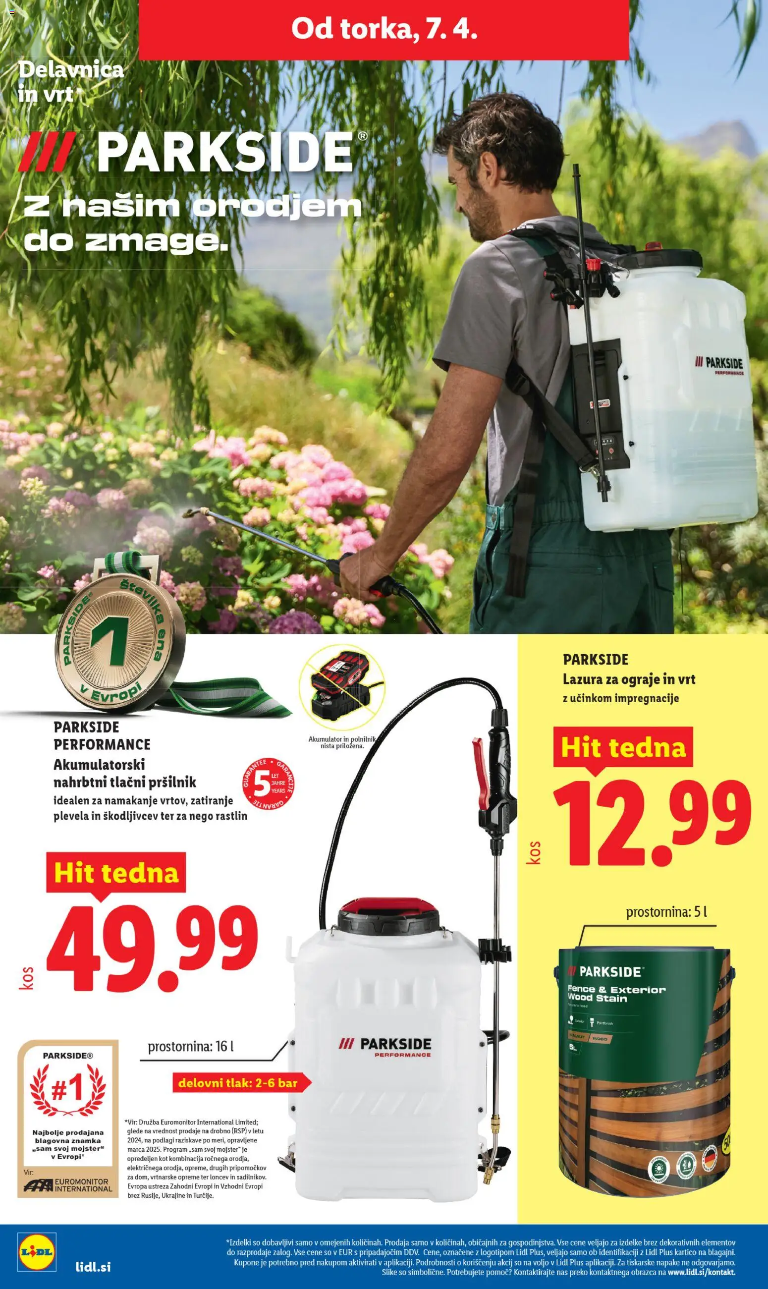 Novi Lidl katalog ponudbe – veljaven od 20.04.2026 | Stran: 34 | Izdelki: Akumulator, Polnilnik