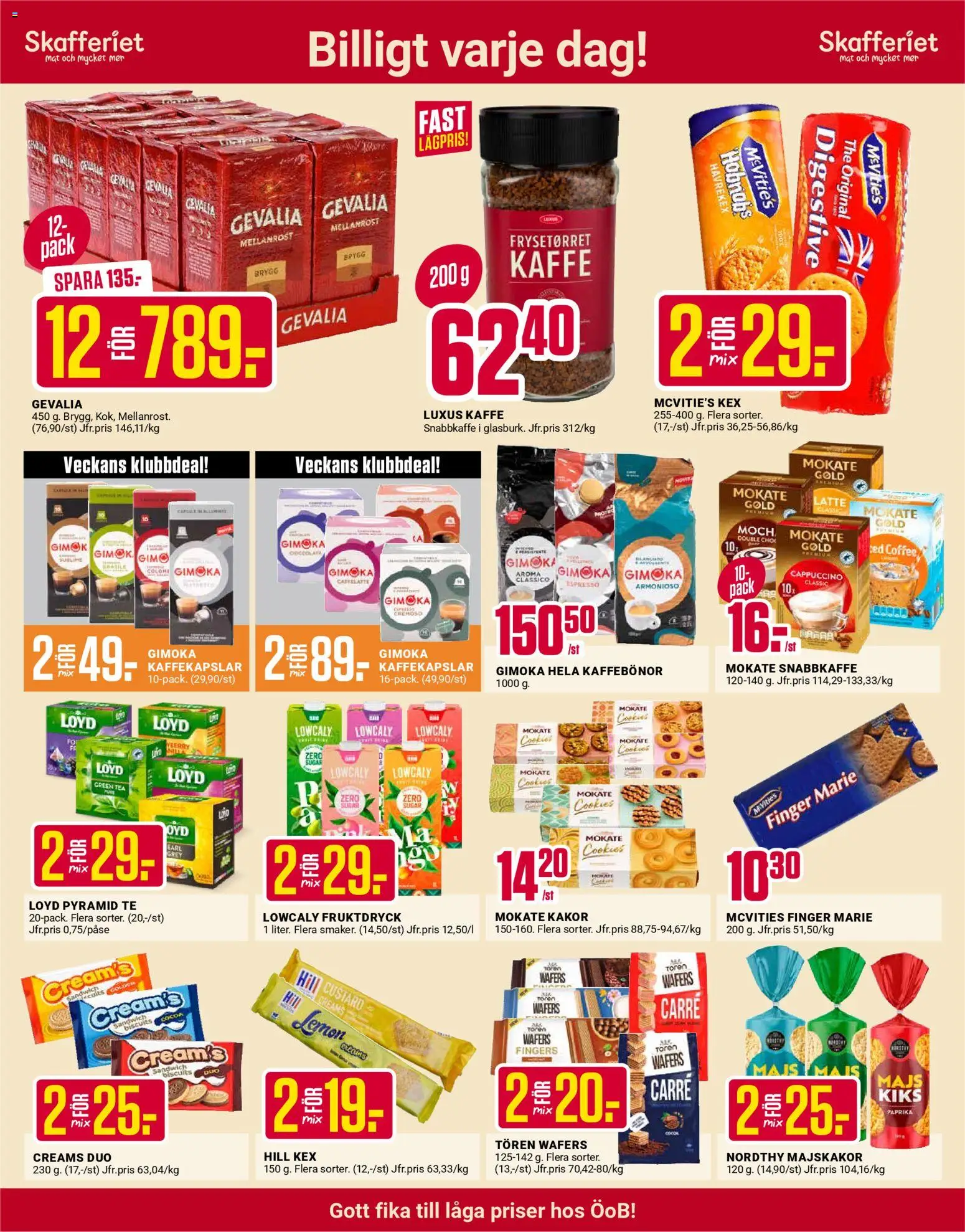 ÖoB reklamblad aktuell från 30.03.2026 | Sida: 9 | Produkter: Digestive, Majskakor, Kaffe, Majs